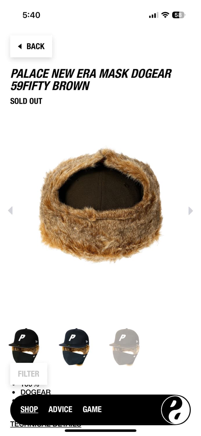 팔라스 뉴에라 마스크 도그이어 59피프티 상품이미지4