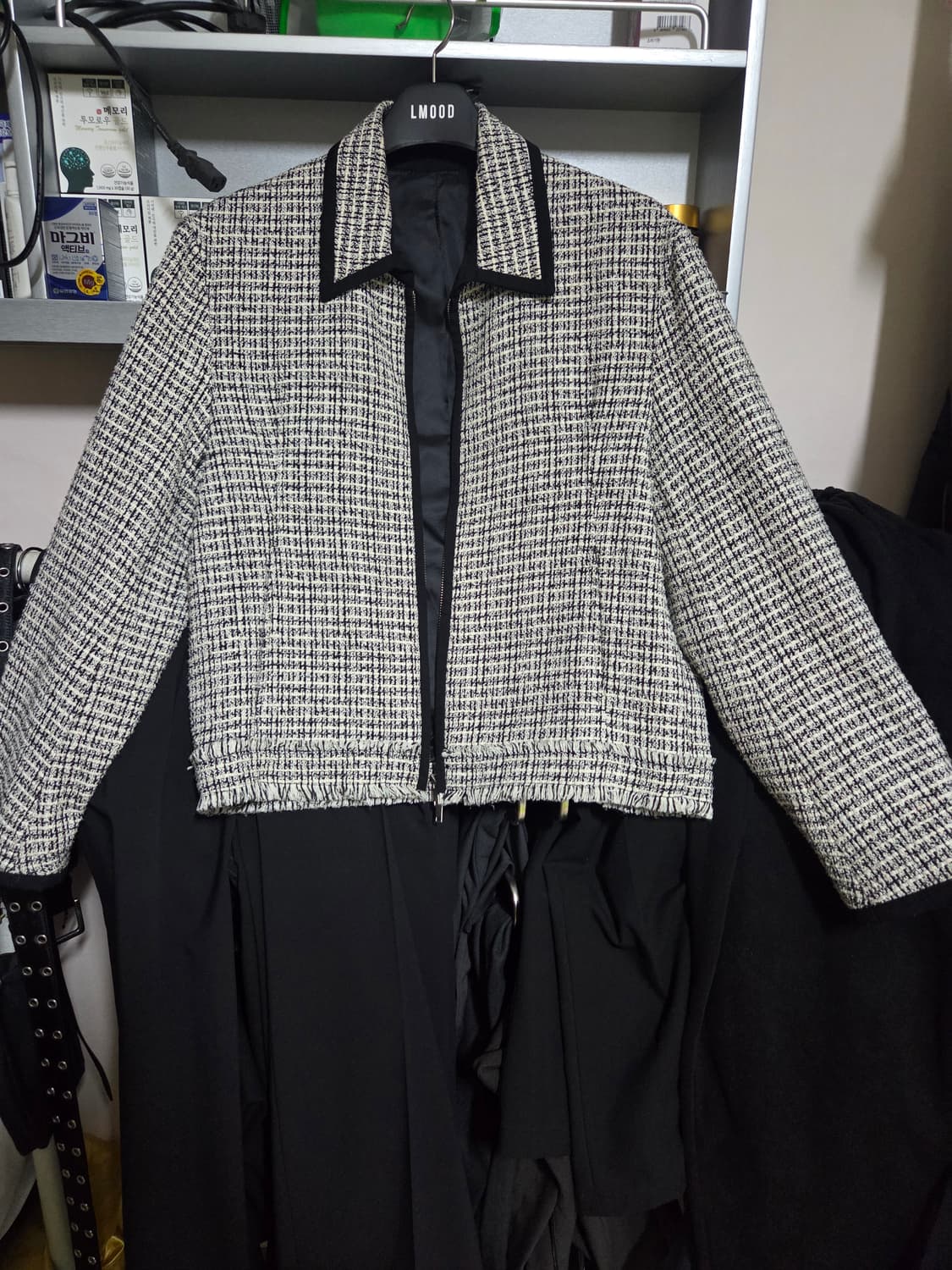 엘무드 파탈 트러커 트위드자켓 상품이미지1