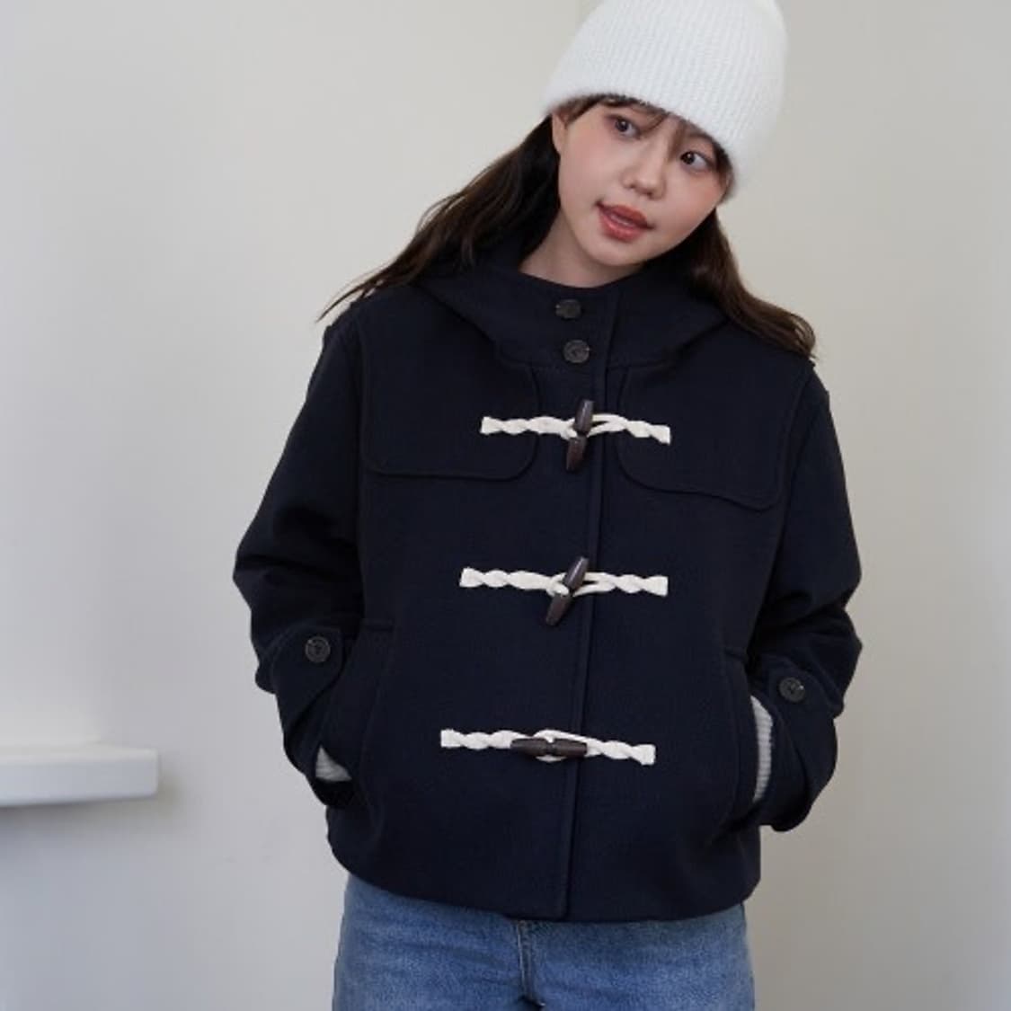 스파오 숏 더플코트 M(90) 상품이미지2