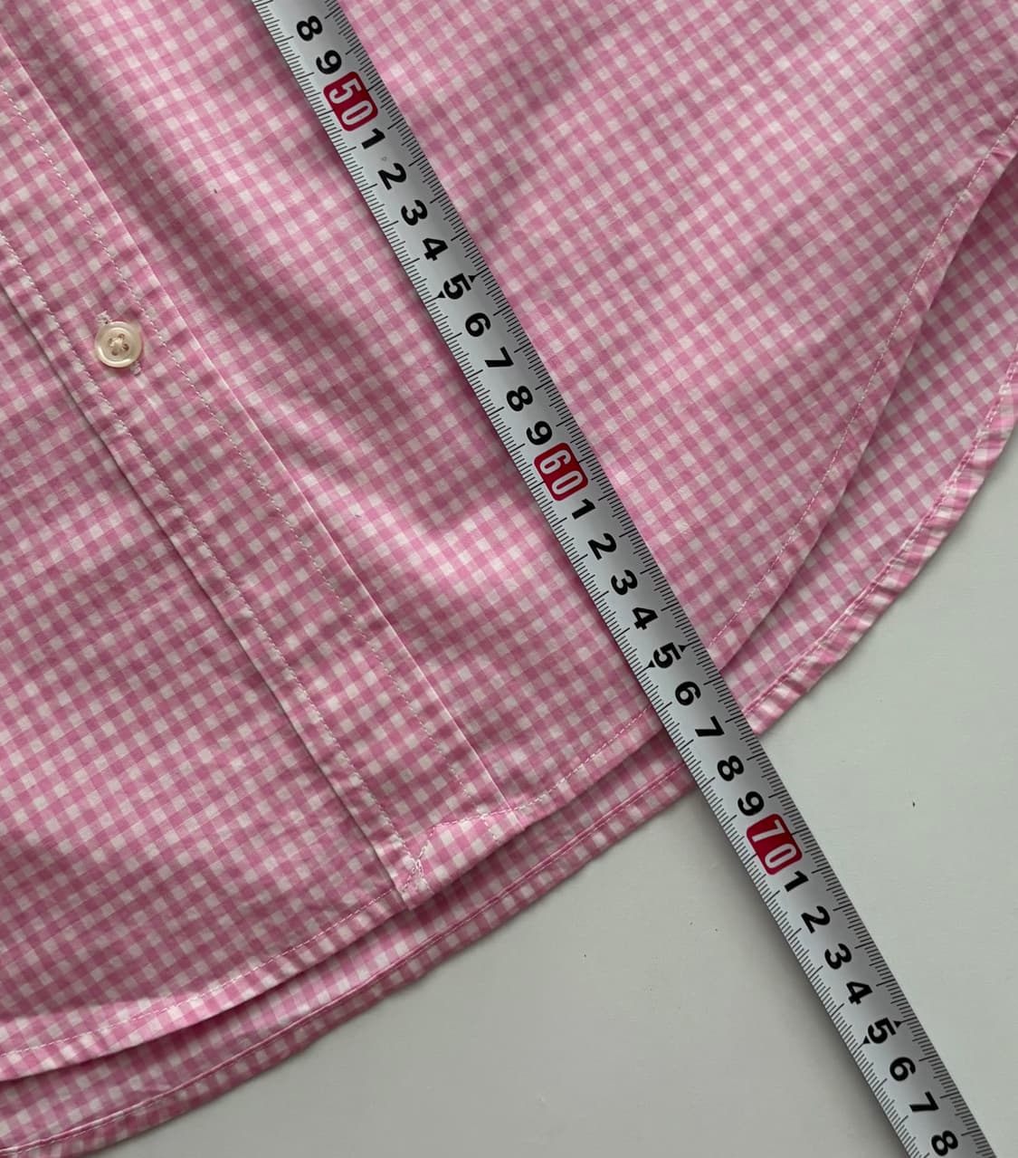 Polo 폴로랄프로렌 핑크 체크 반팔 셔츠 상품이미지7