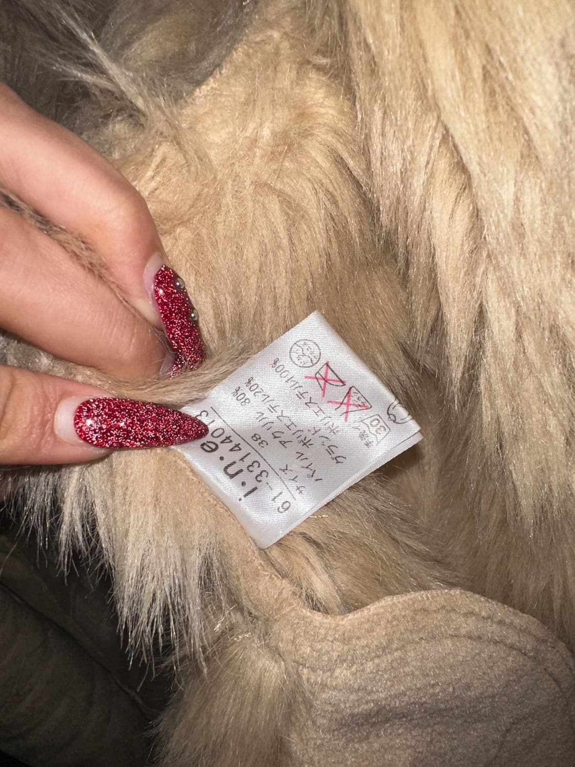 갸루깔 퍼 무스탕 상품이미지3