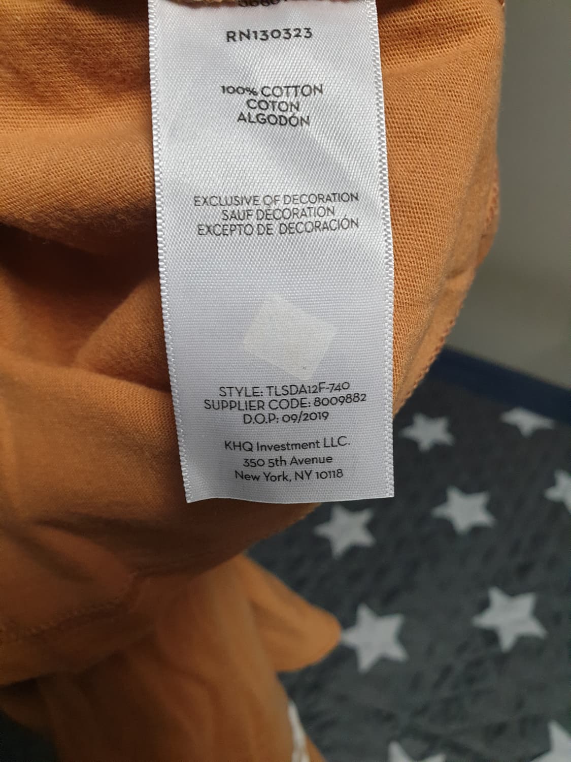 팀버랜드 클래식로고 코튼 반팔티 (S) 상품이미지4