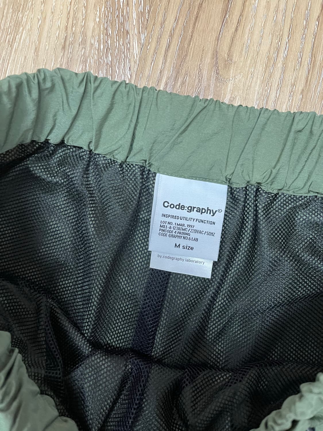 코드그라피 나일론 메탈 카고 쇼츠 M 상품이미지3