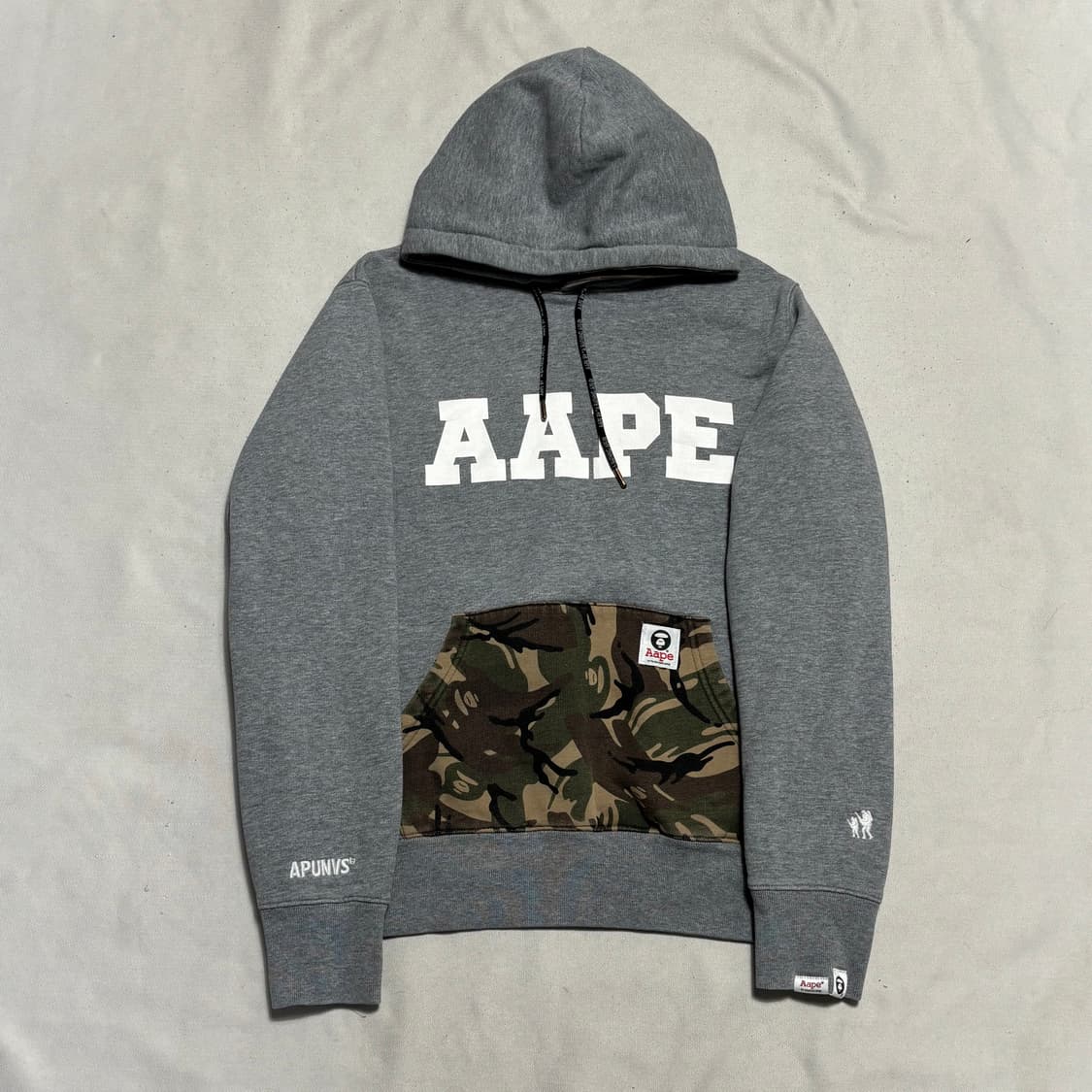 베이프(에이프) 그레이 카모 후드티 상품이미지2