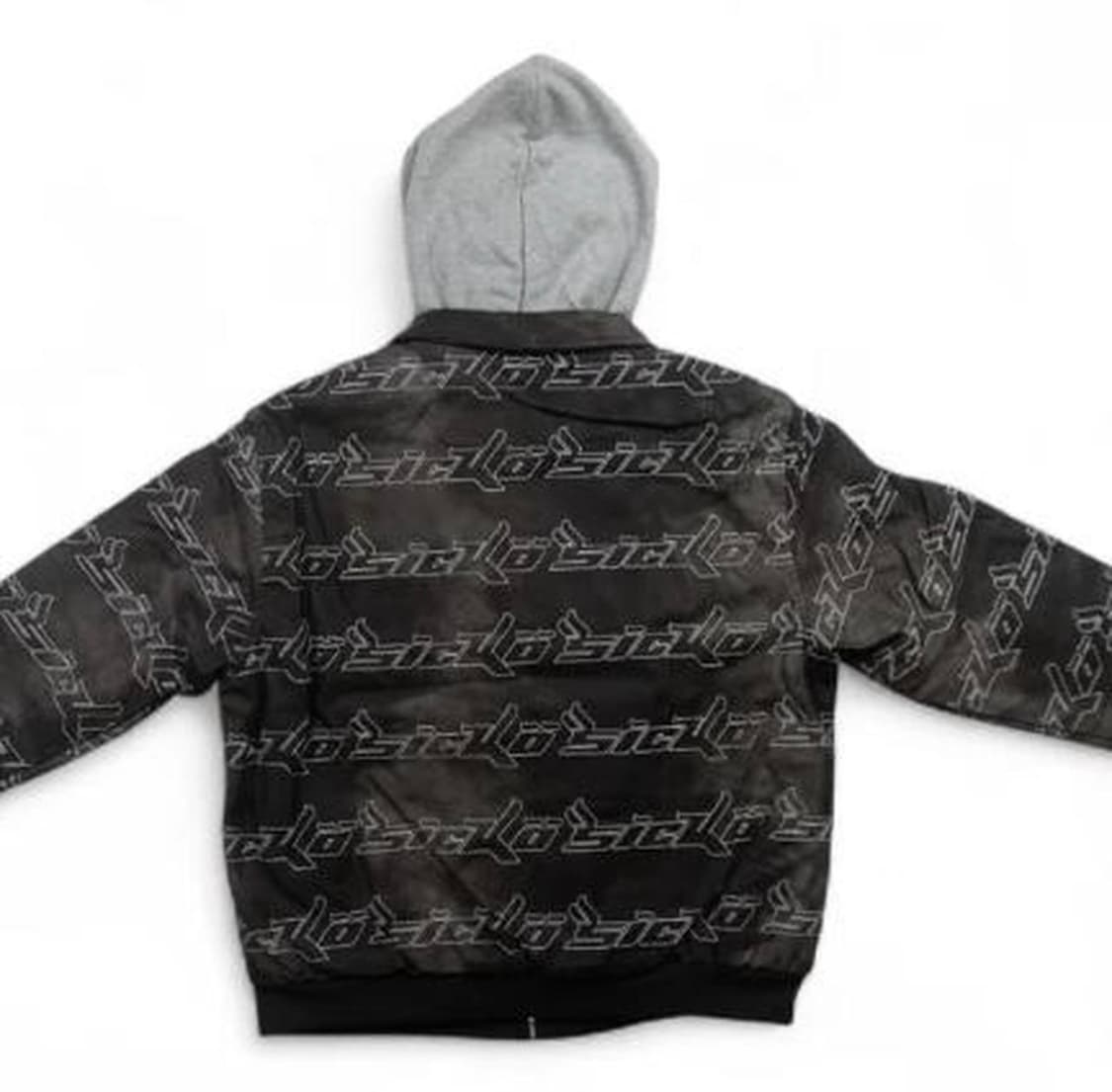 Sicko born from pain 페이디드 레더 후디 자켓 L 상품이미지3