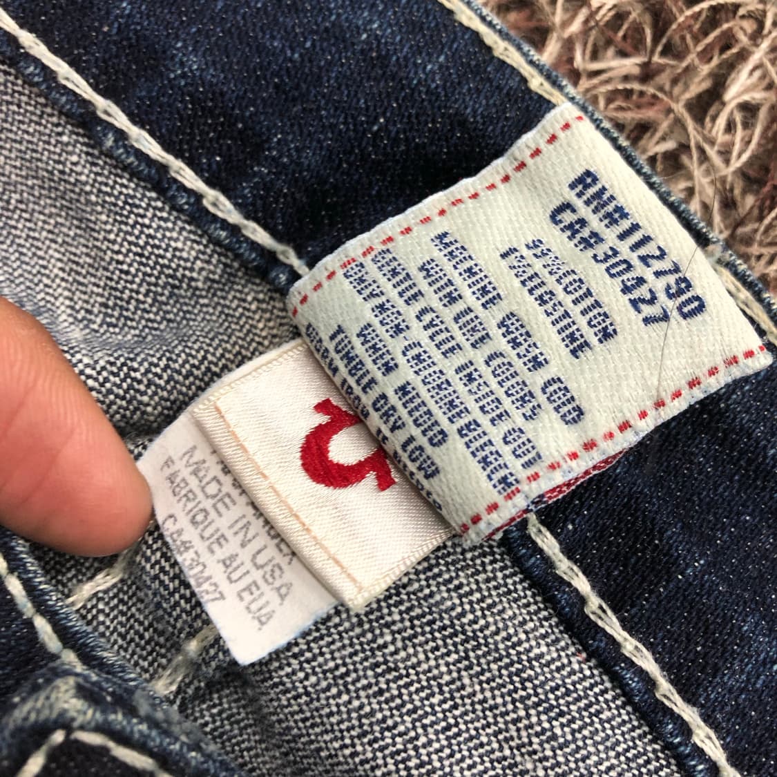 트루릴리전 Disco Joey Big T 부츠컷 플레어 데님 팬츠 상품이미지8