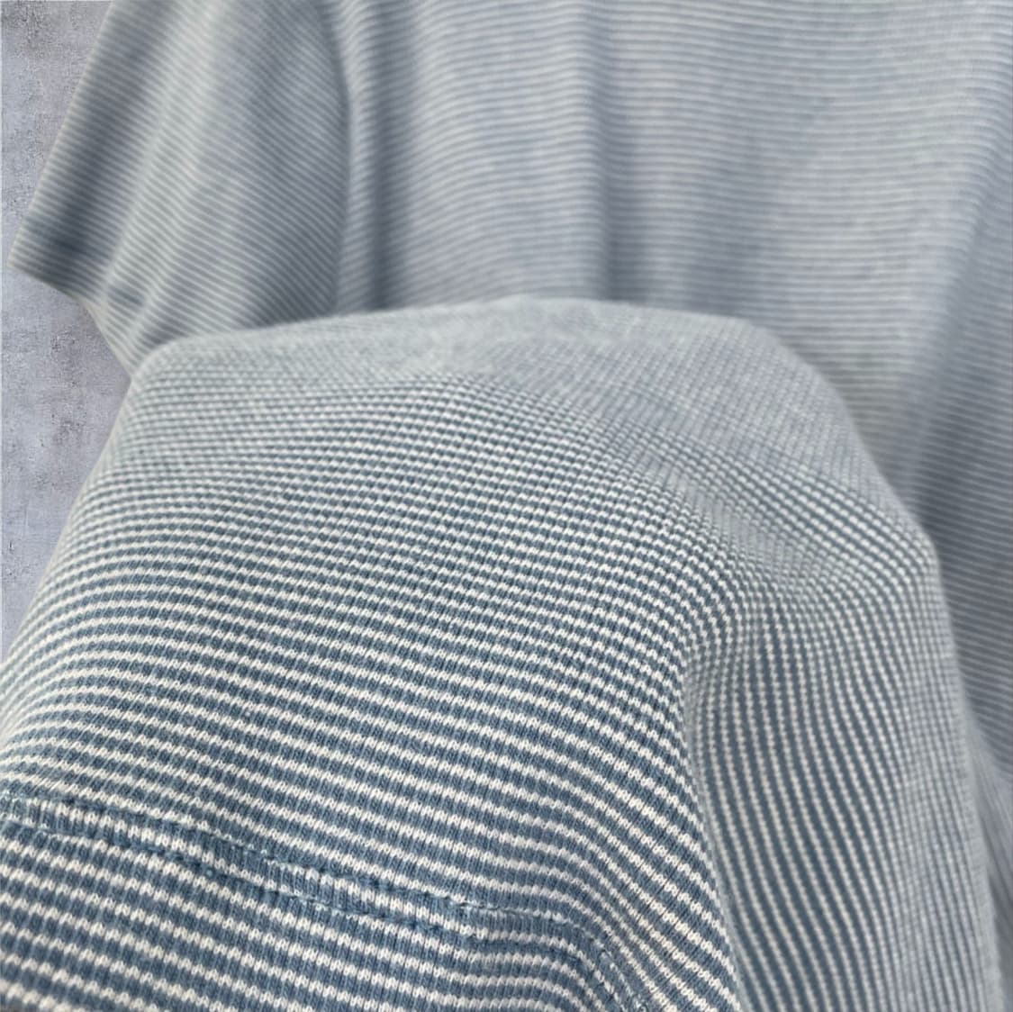 로렌 랄프로렌 스카이블루 스트라이프 골드버튼 반팔 티셔츠 L 상품이미지8