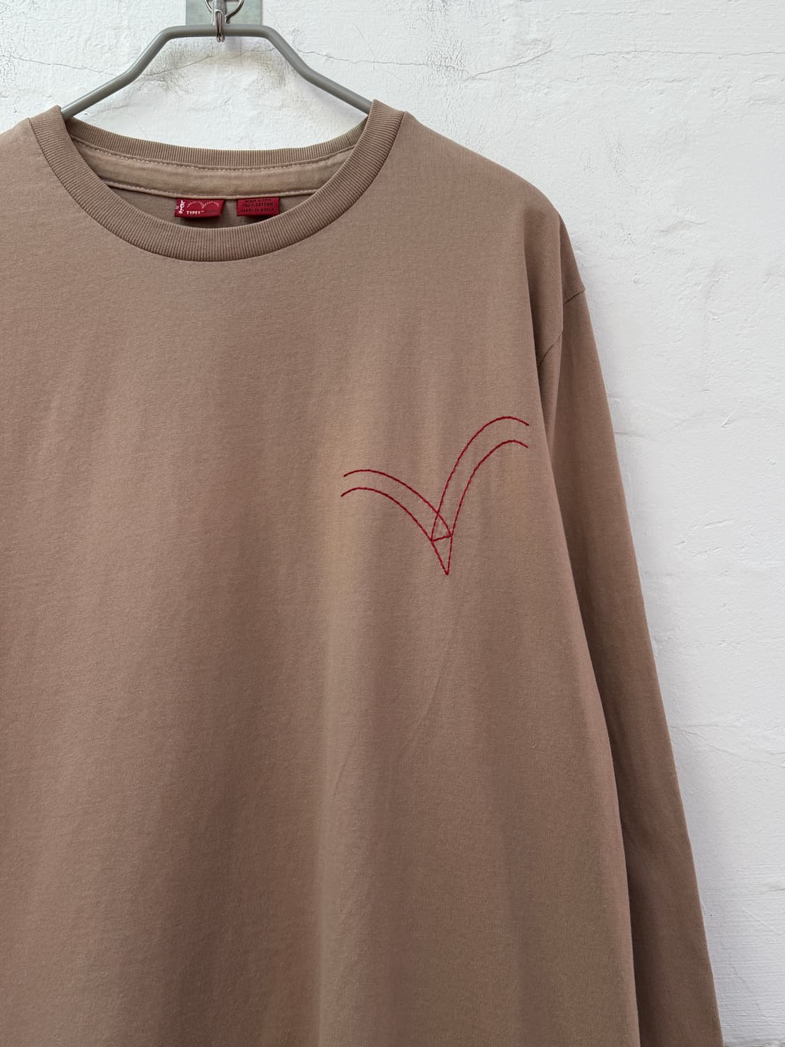 Levis type 1 리바이스 타입원 피그먼트 긴팔티 브라운 L 상품이미지3