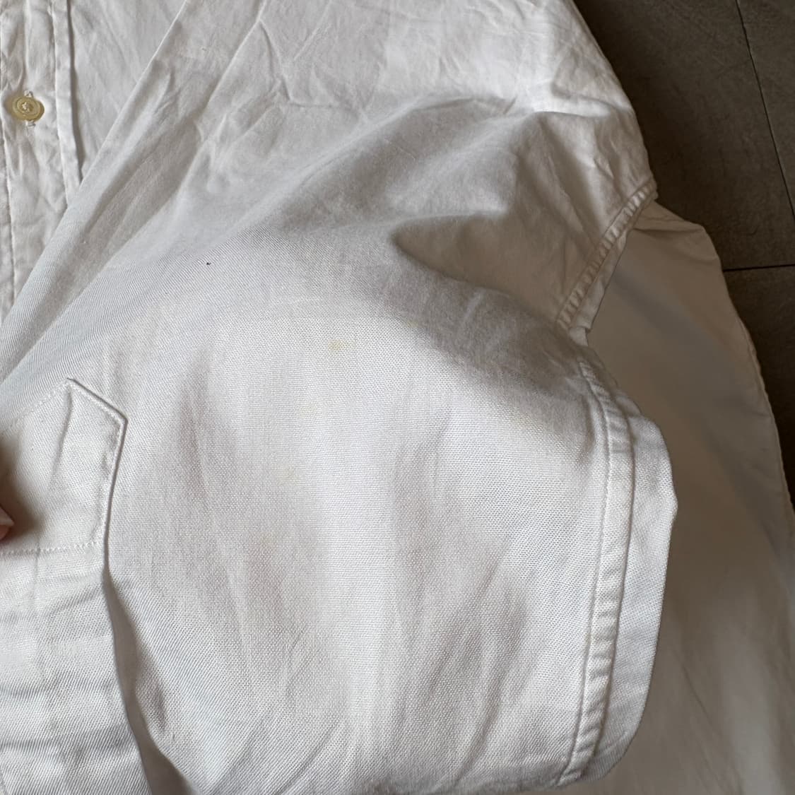 폴로 정품 최신라벨 화이트 클래식 포니 로고 포플린 셔츠 상품이미지8