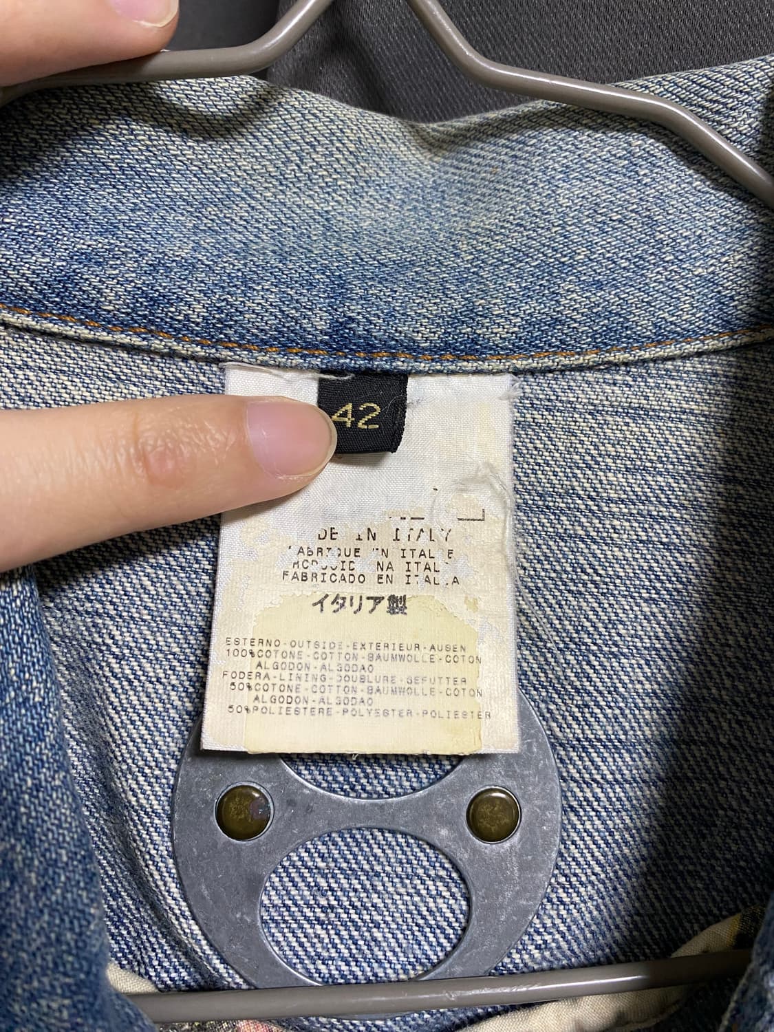 00s’ Just Cavalli 데님 자켓 상품이미지5