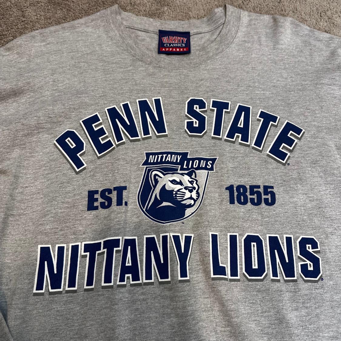 바시티클래식 90s 펜 스테이트 롱슬리브 티셔츠L 상품이미지2