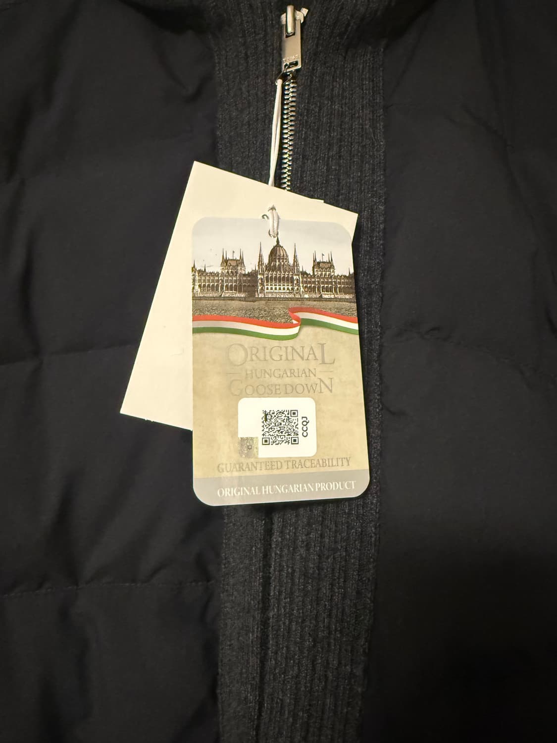 타임옴므 니트 후드 구스다운 패딩 L 상품이미지2