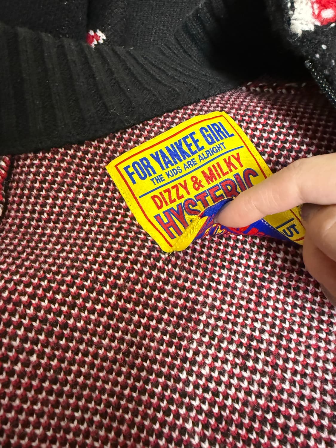 히스테릭글래머 니트집업 상품이미지3