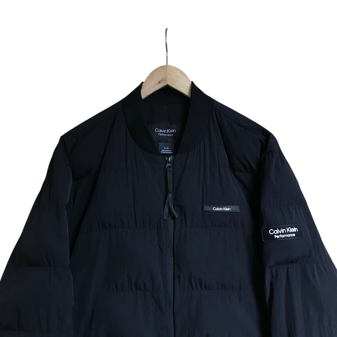 캘빈클라인 검정 반자켓점퍼 상품이미지1