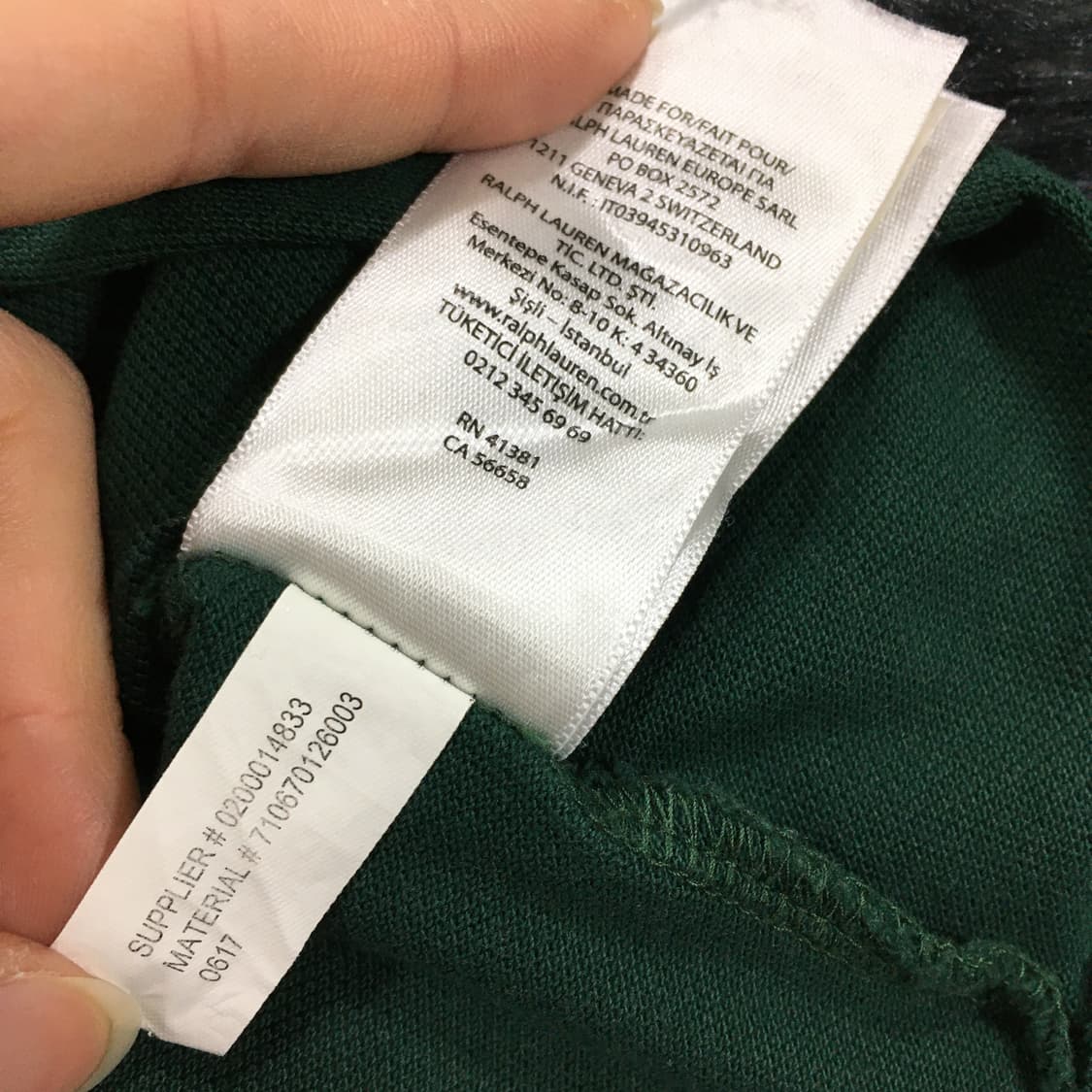 투티/0326 폴로 PK 피케 반팔 티셔츠 그린 클래식 핏 XL 상품이미지6