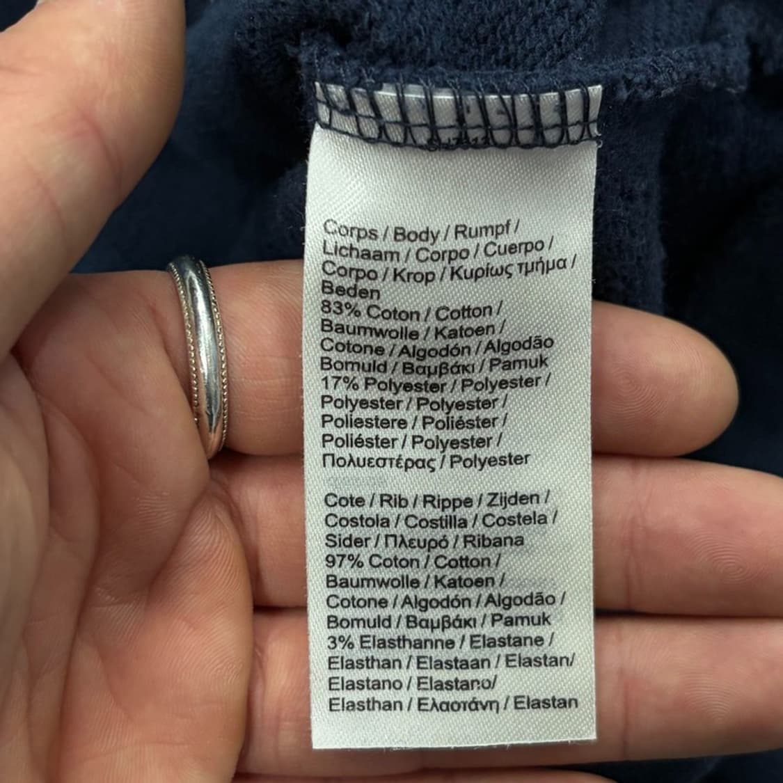 라코스테스포츠 베이직 로고 맨투맨 v3002 상품이미지7