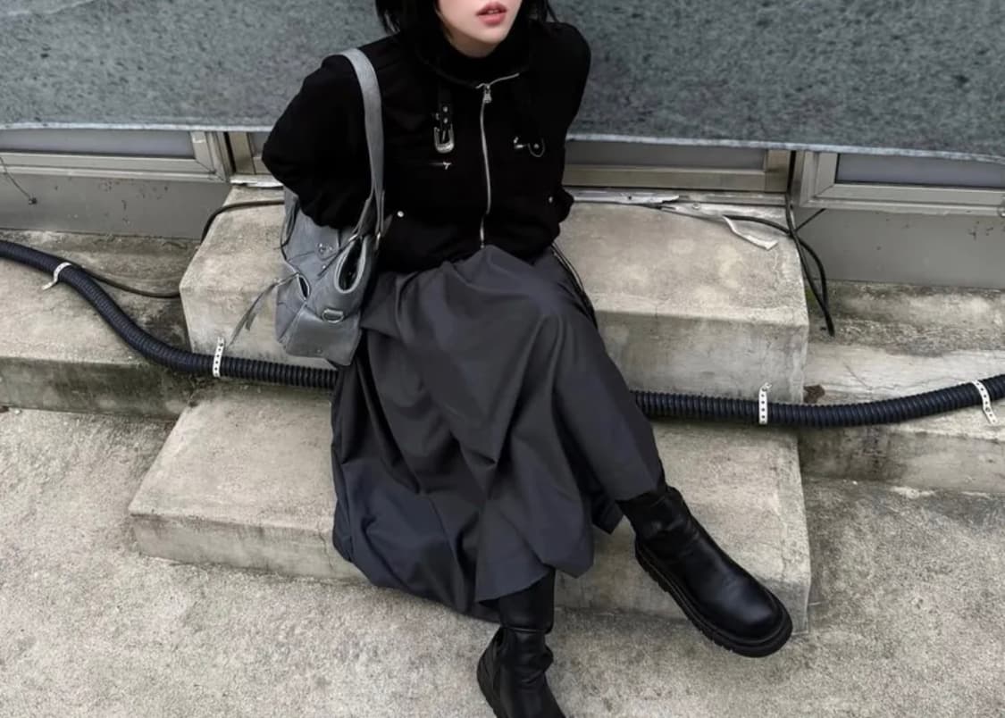일리오 Black Highneck 블루종 상품이미지1