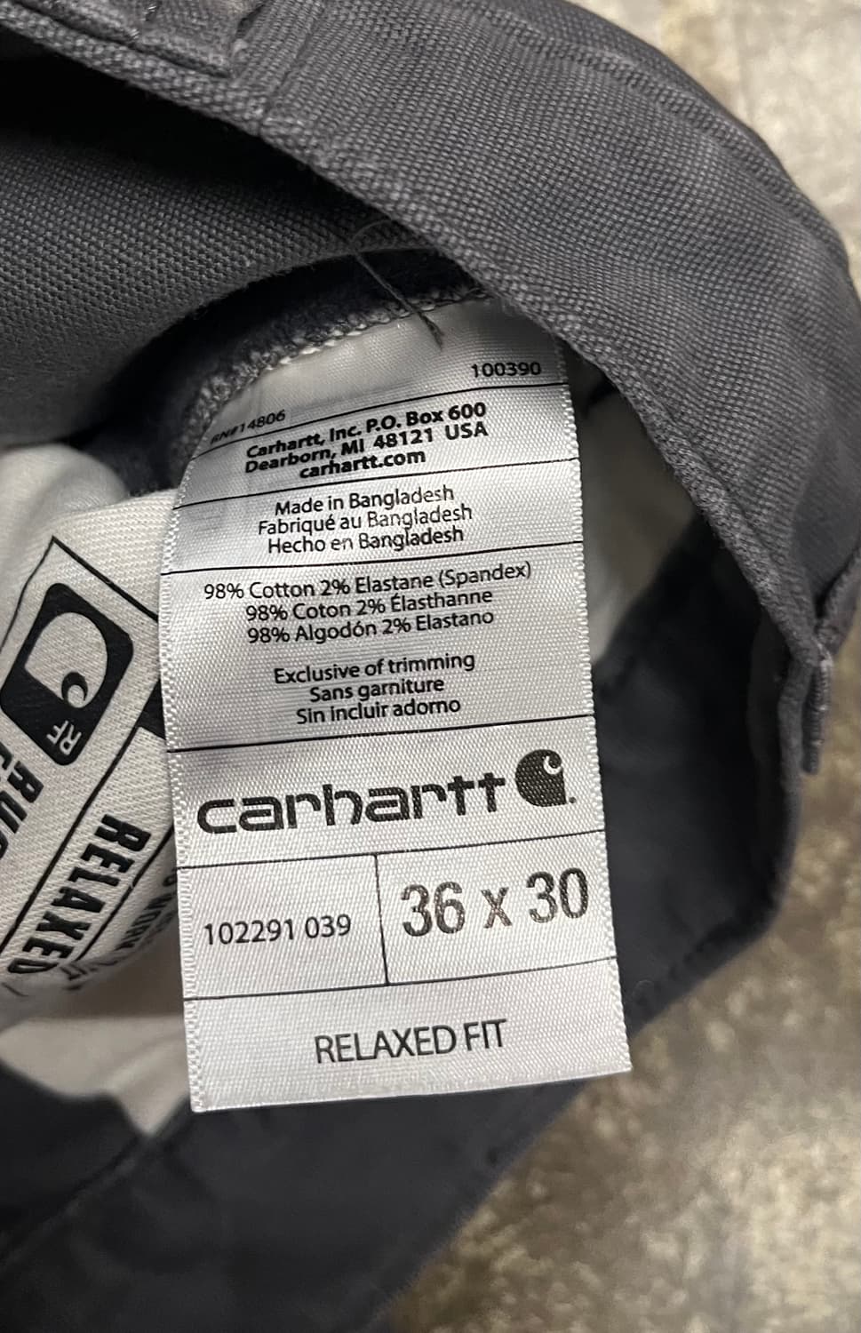 칼하트 카펜터 팬츠 상품이미지9