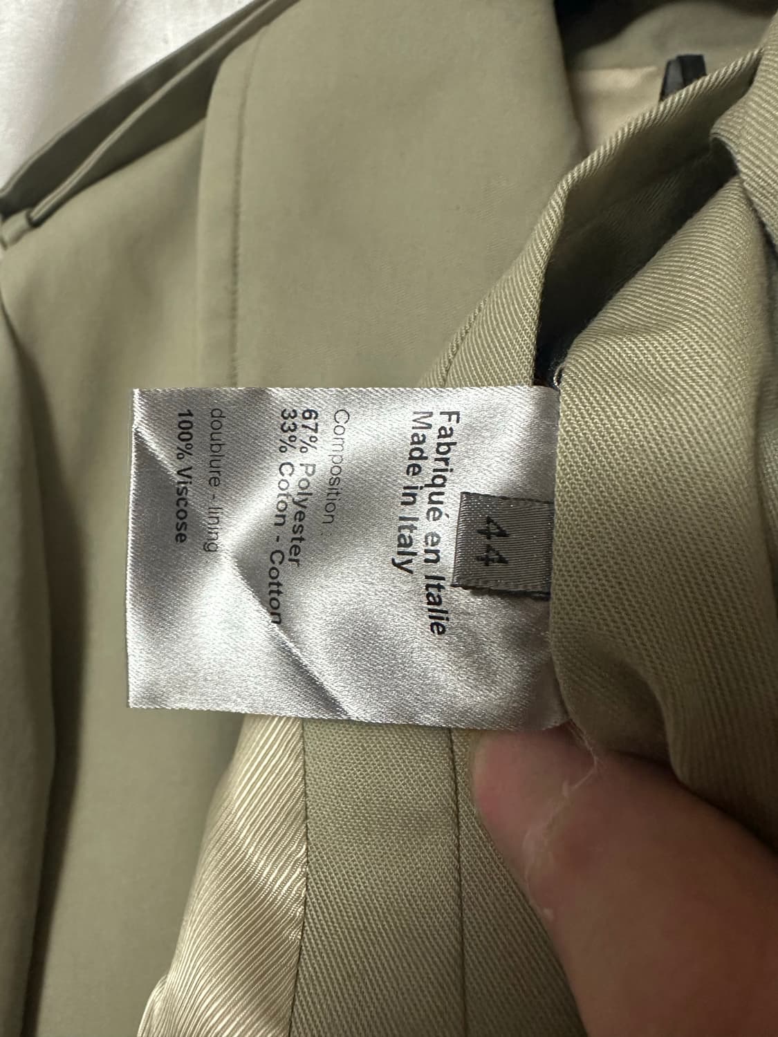 디올옴므 SS07 트렌치 코트 상품이미지6