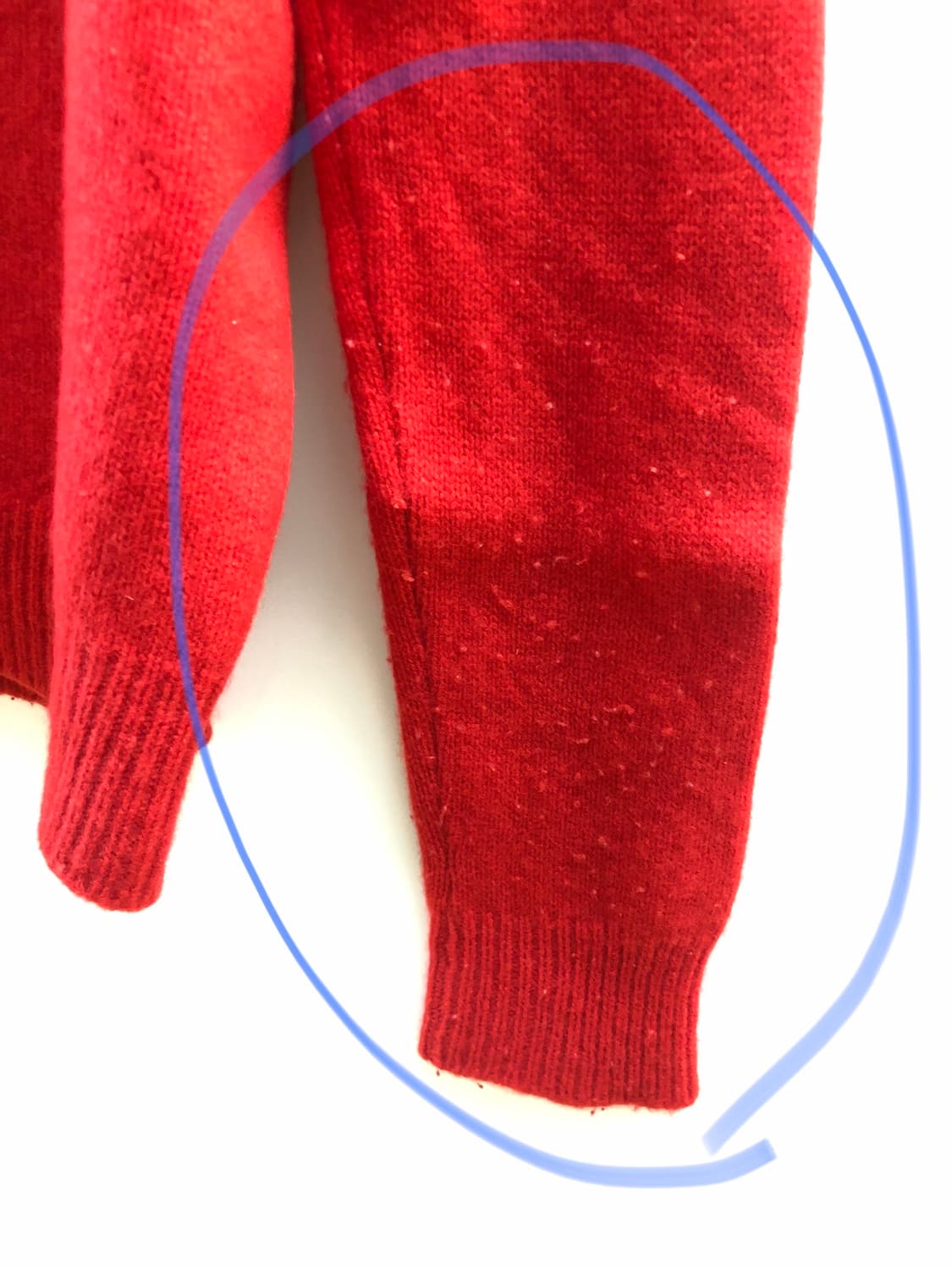 [여성S] 메종키츠네 폭스헤드 니트 레드 상품이미지9