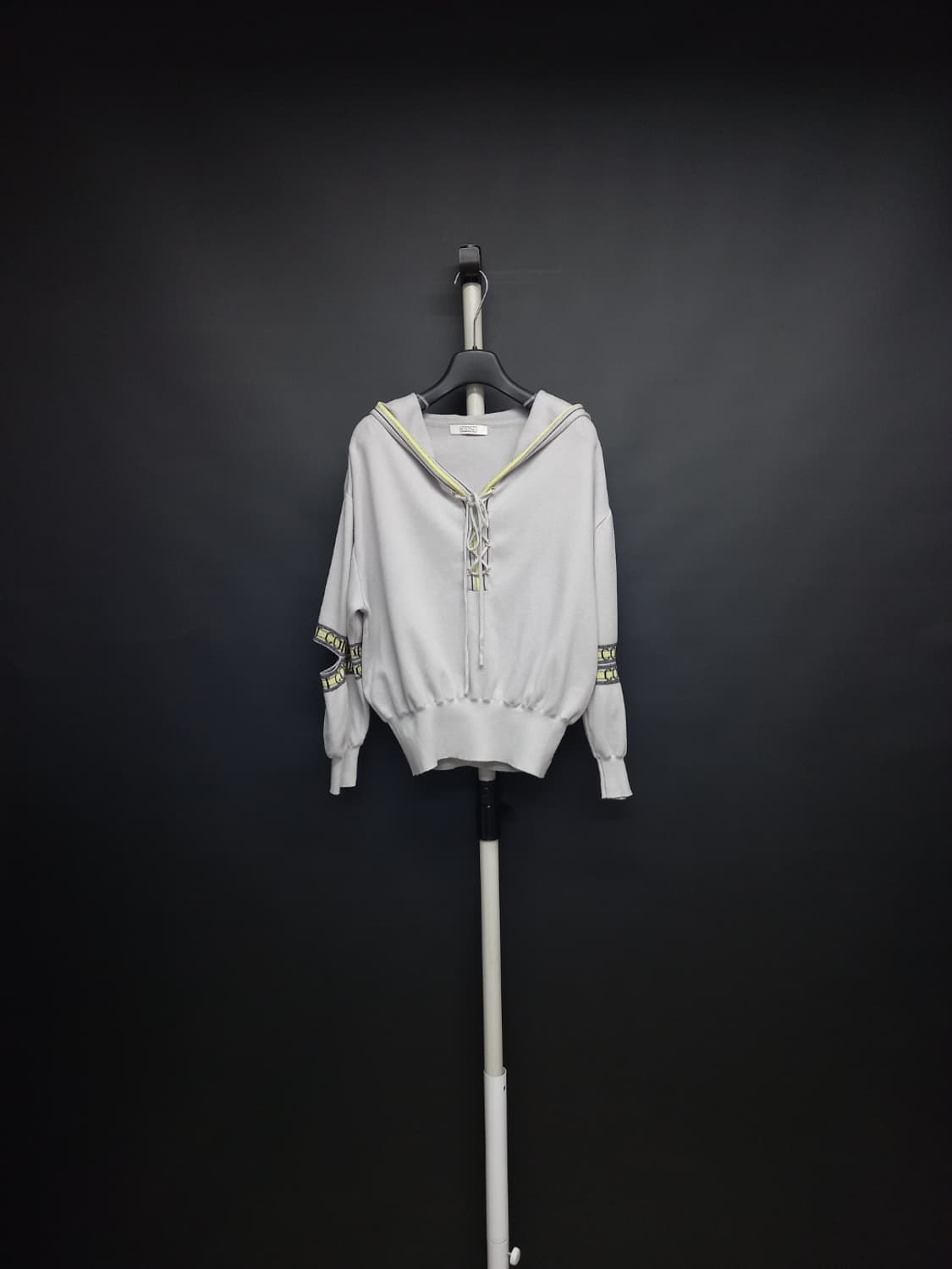 에고이스트 춘추 소매트임 후드 가오리핏 니트 F 44-77 상품이미지1