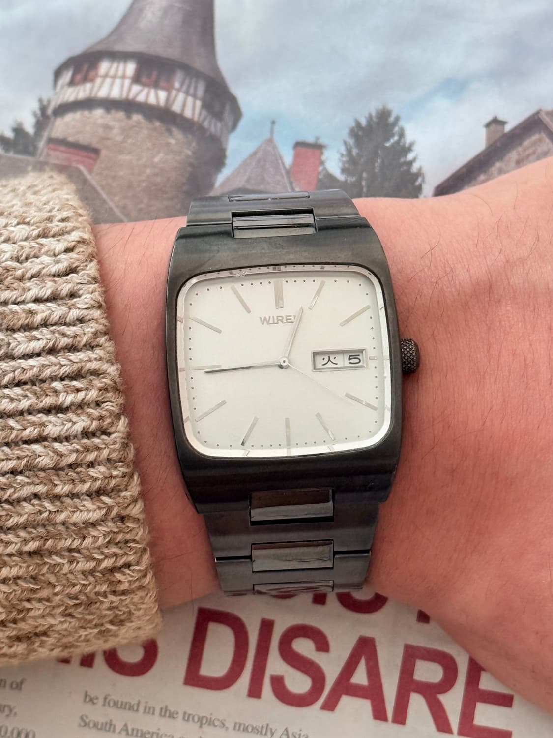 Wired 와이어드 Square Quartz Day-Date 상품이미지6
