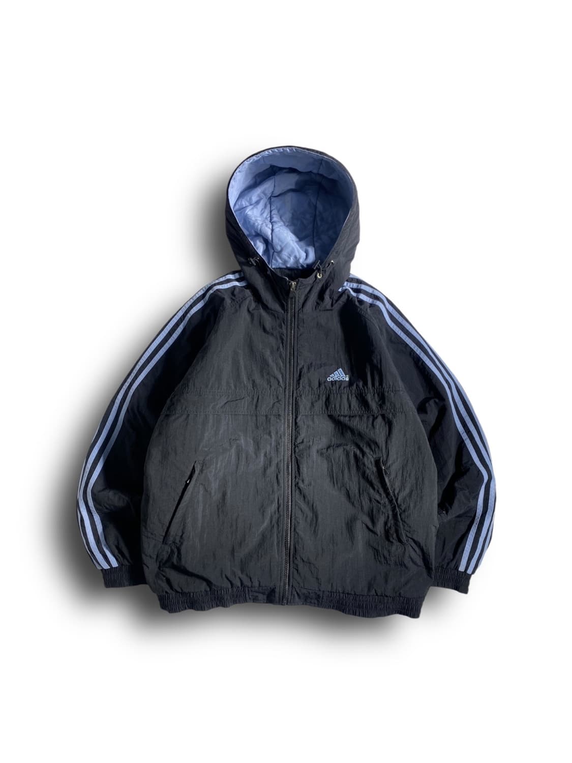 [100] 00s ADIDAS 아디다스 올드스쿨 나일론 후드 자켓 상품이미지1