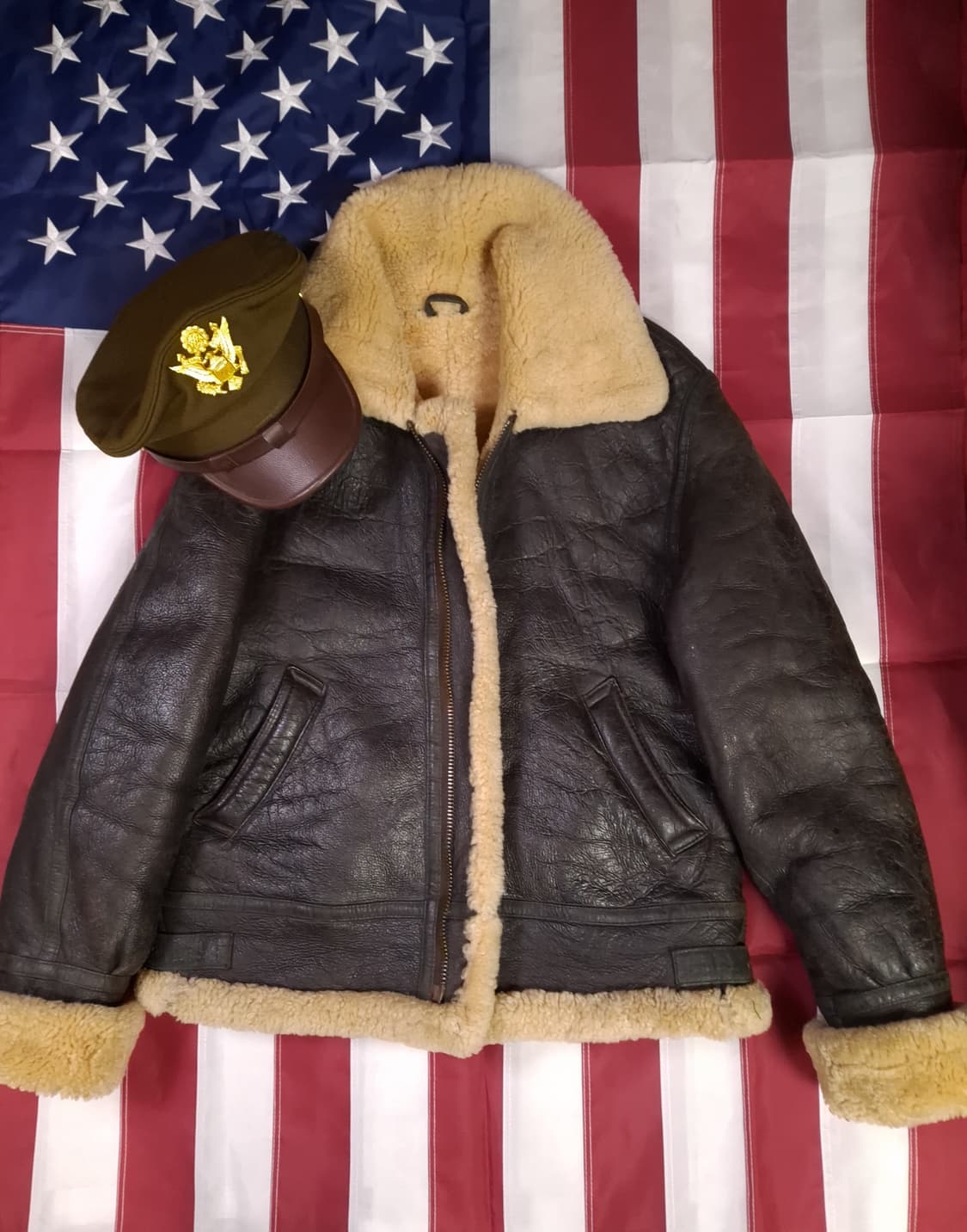 90's 빈티지 스투시 미공군 90's B-3 TYPE 항공무스탕 상품이미지2