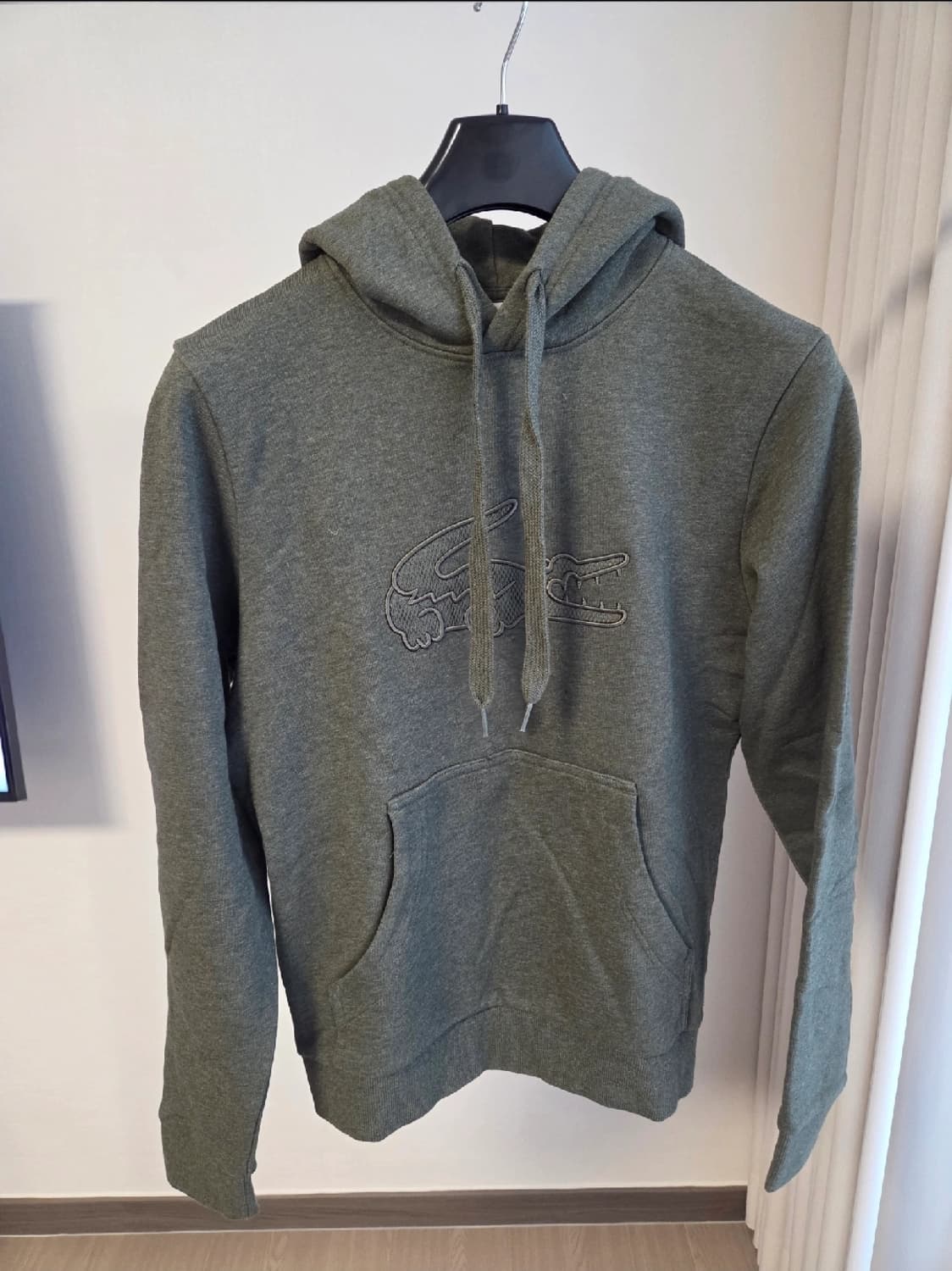 (새상품) 라코스테 lacoste 카키 후드티  상품이미지1