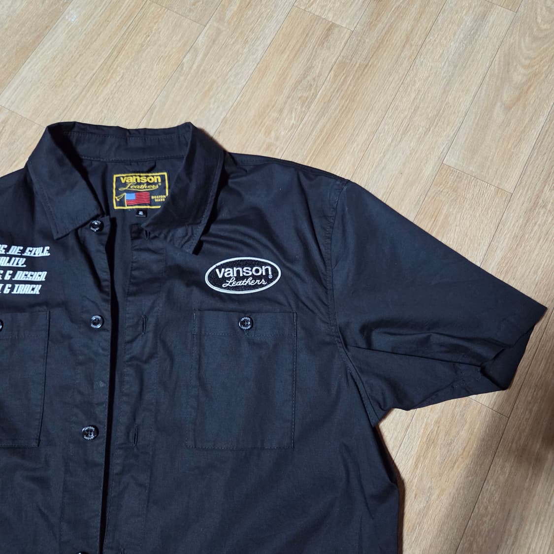Vason Leathers Logo 하프 셔츠 상품이미지2