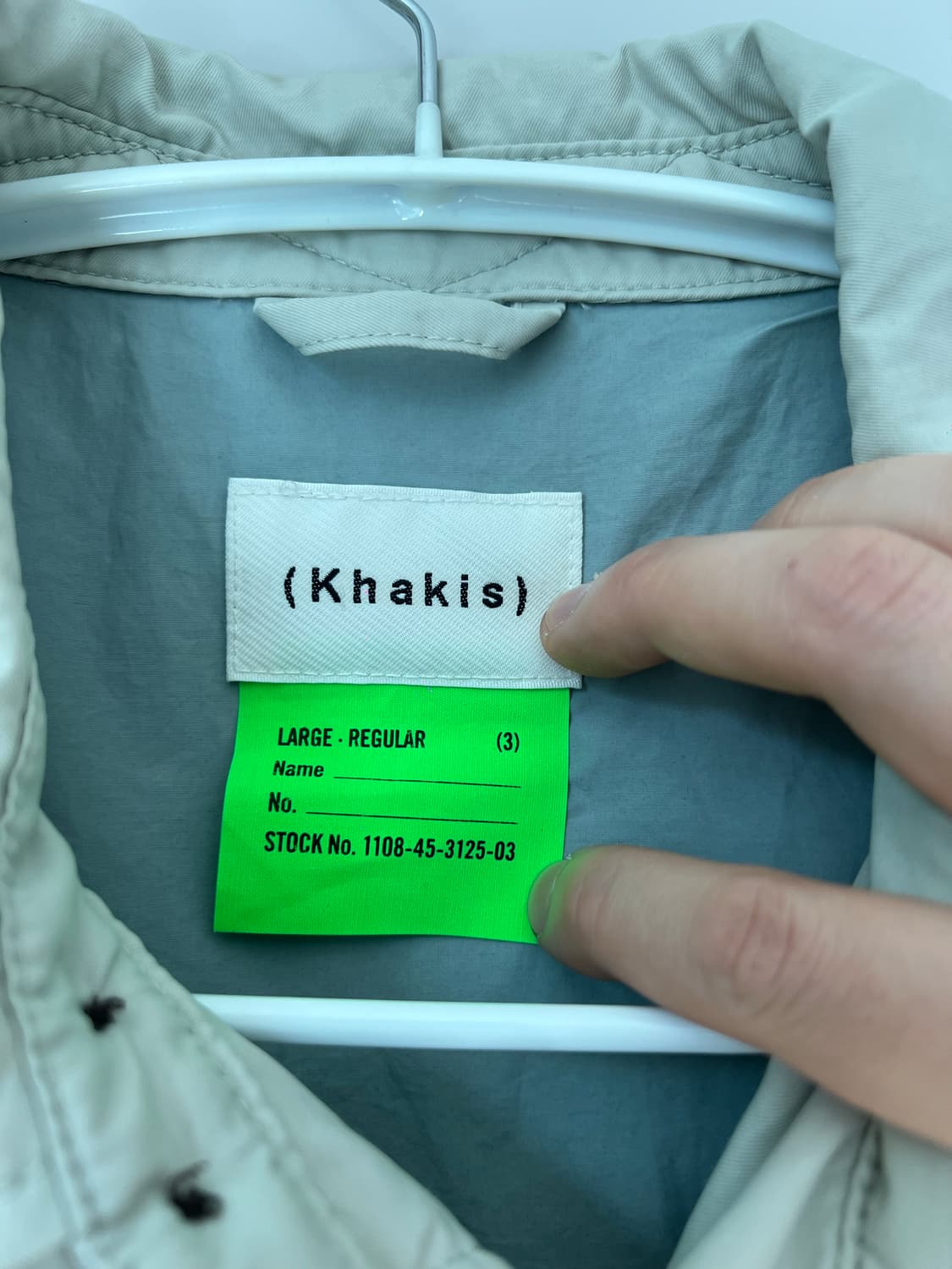 카키스 Manager Jacket 매니저 자켓 Stone L사이즈 상품이미지2