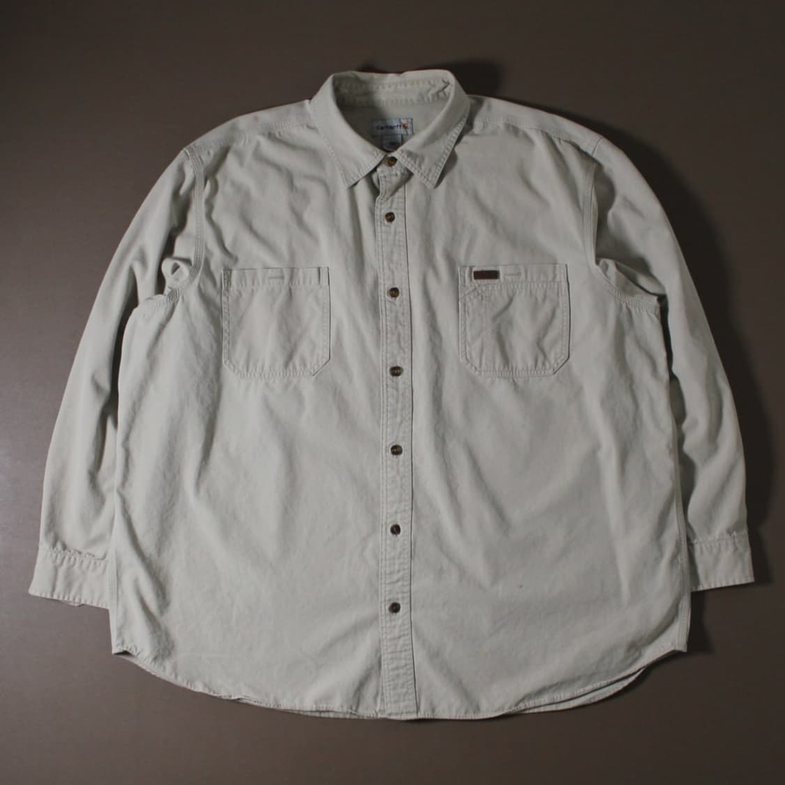 Carhartt 칼하트 화이트 코튼 워크 셔츠 상품이미지1