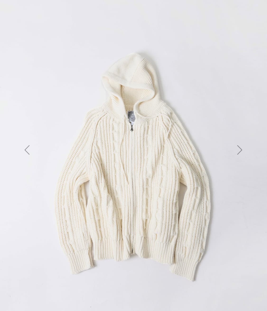 999휴버니티 엘박 니트집업 상품이미지1