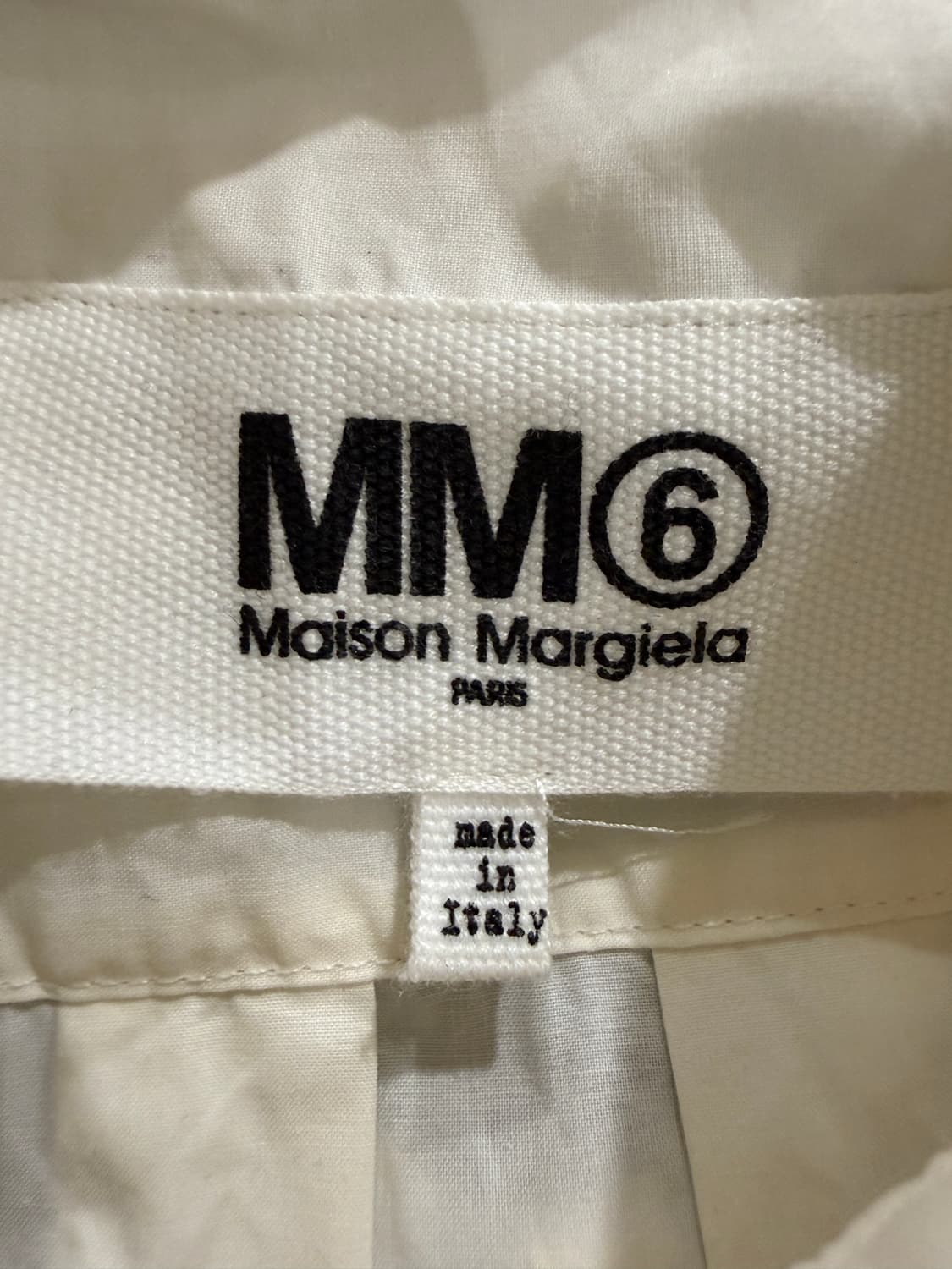 MM6 메종 마르지엘라 코튼 포플린 프린팅 셔츠 상품이미지5