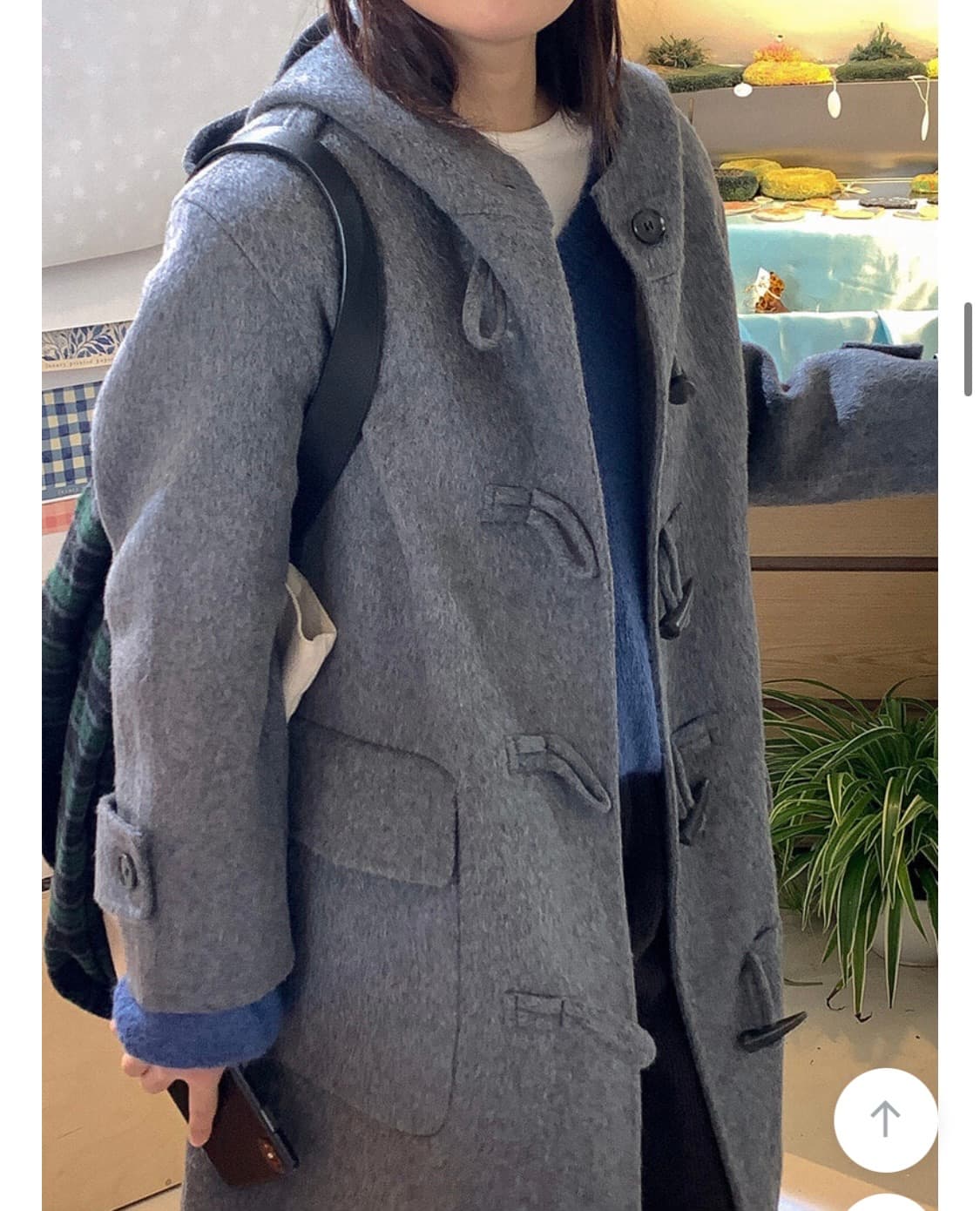 핸드메이드 울 더플코트 상품이미지3