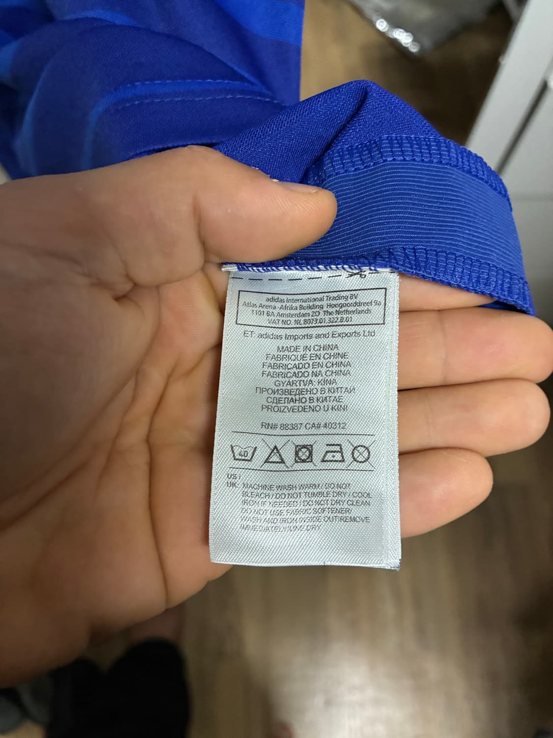 아디다스 첼시 아자르 유니폼 M/95 상품이미지6