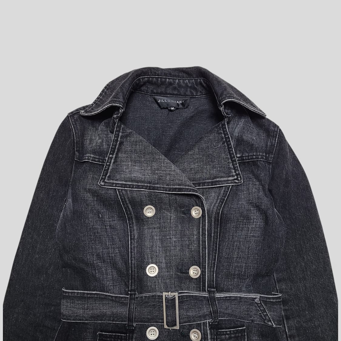 질스튜어트 데님 더블 코트 상품이미지2