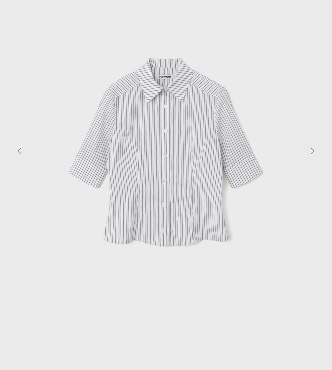 (아일릿 착용) 버뮬라 solid half shirt (stripe) 상품이미지2