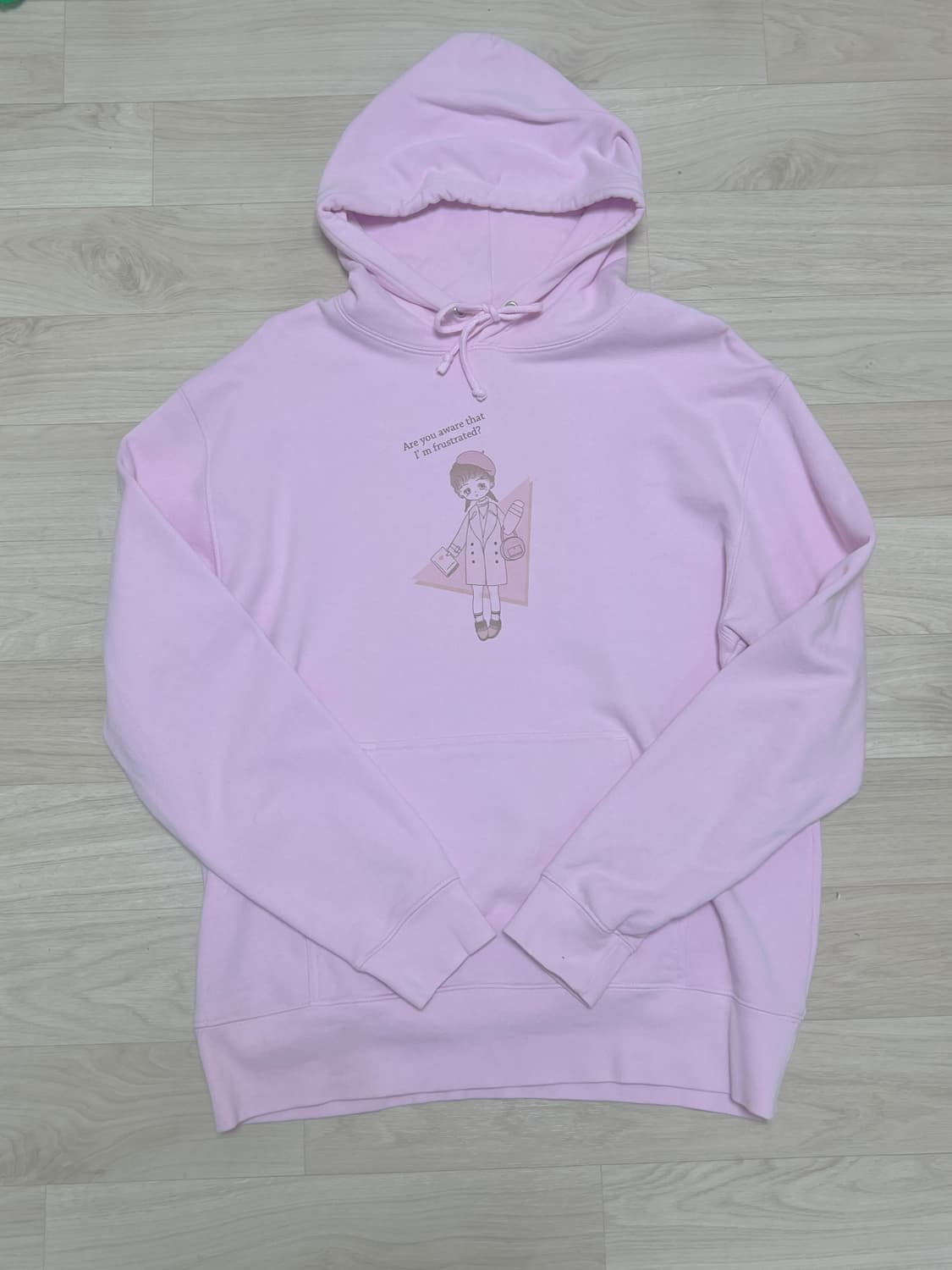 핑크후드티+청멜빵치마+패턴롱스커트 상품이미지2