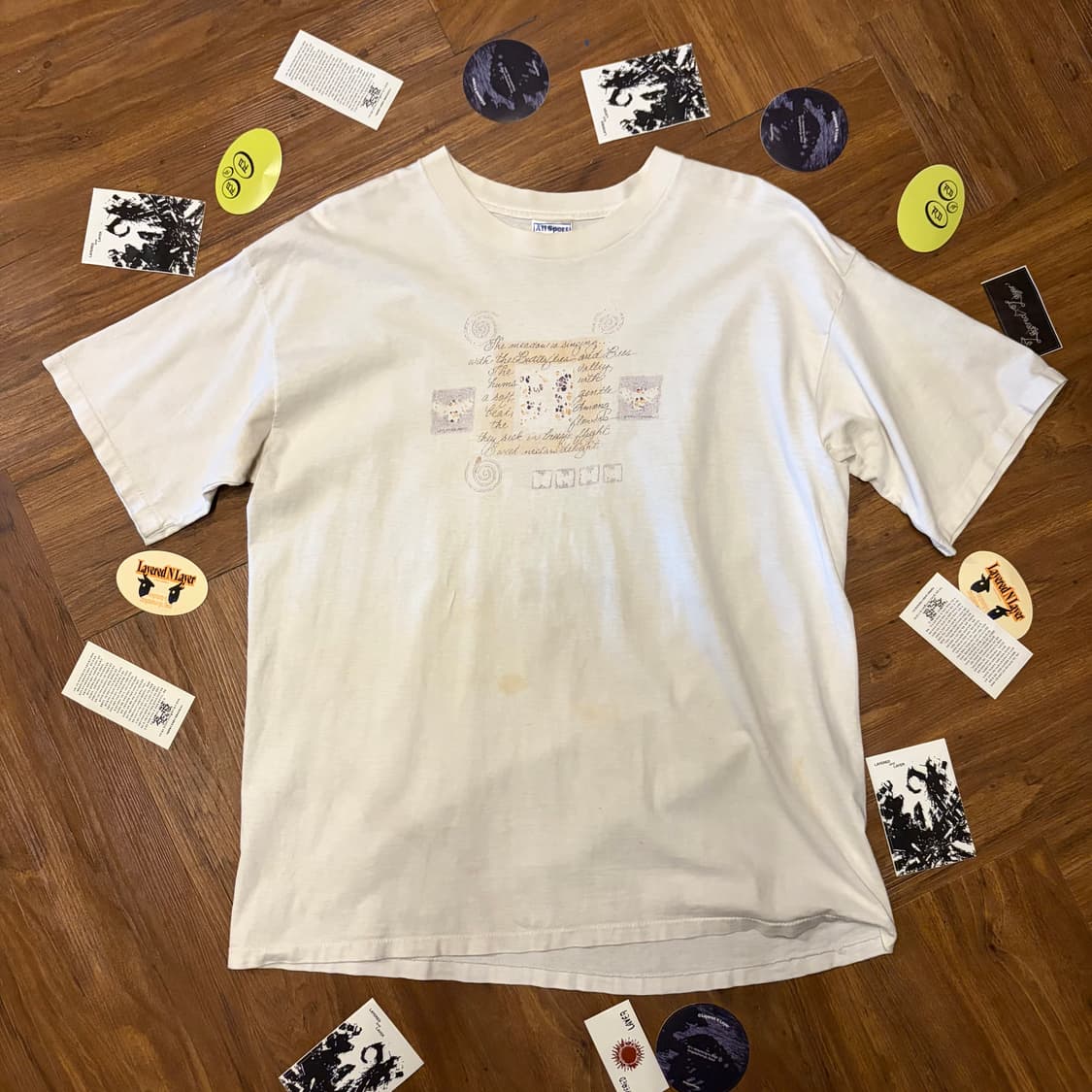 90s Allsport faded printed 싱글스티치 티셔츠 상품이미지2