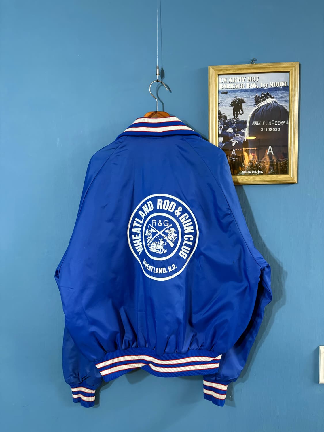 90‘s USA Delong Varsity Jacket.  상품이미지10