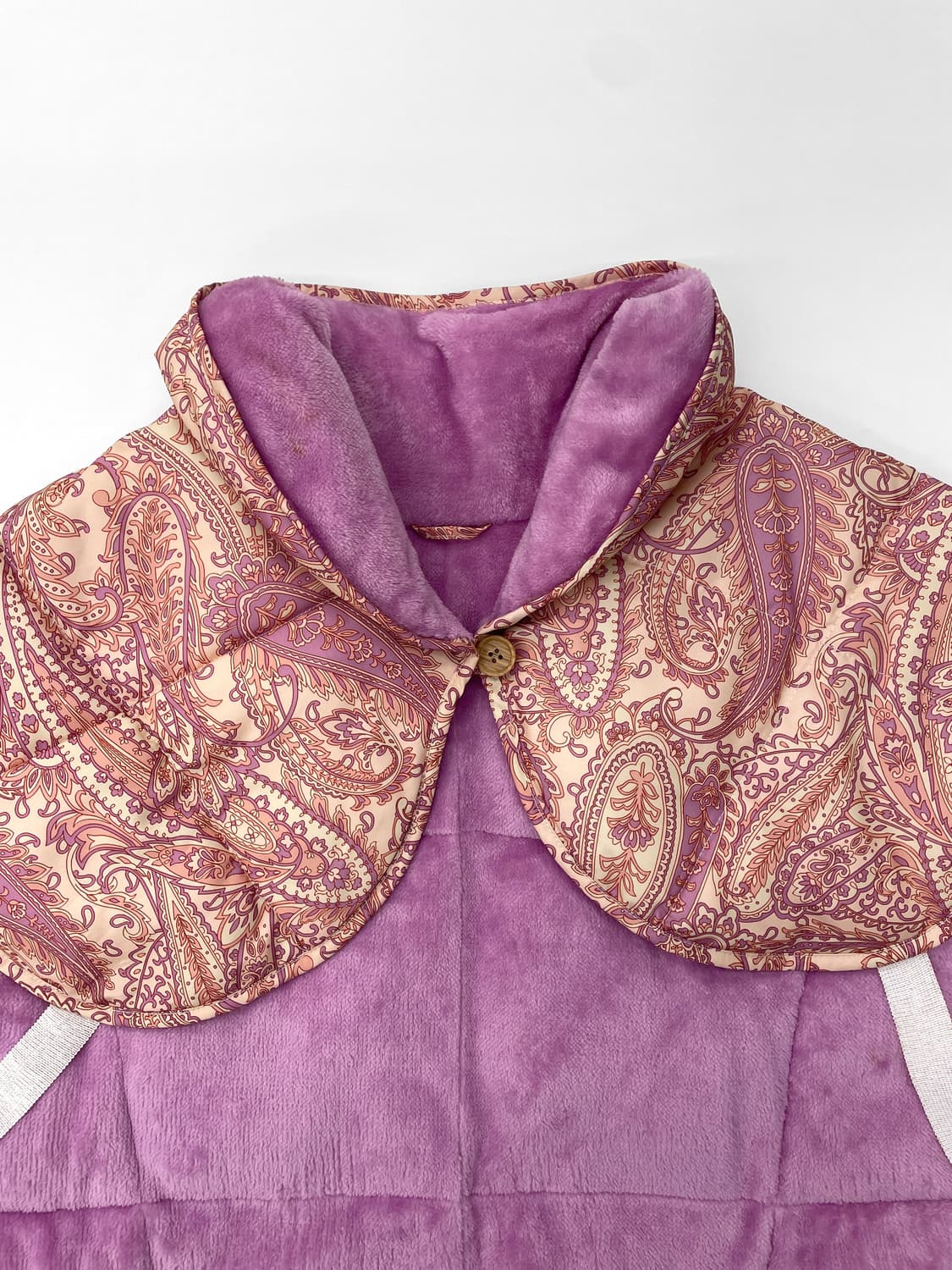 올드 셀린느 스타일 페이즐리 패딩 볼레로 상품이미지3