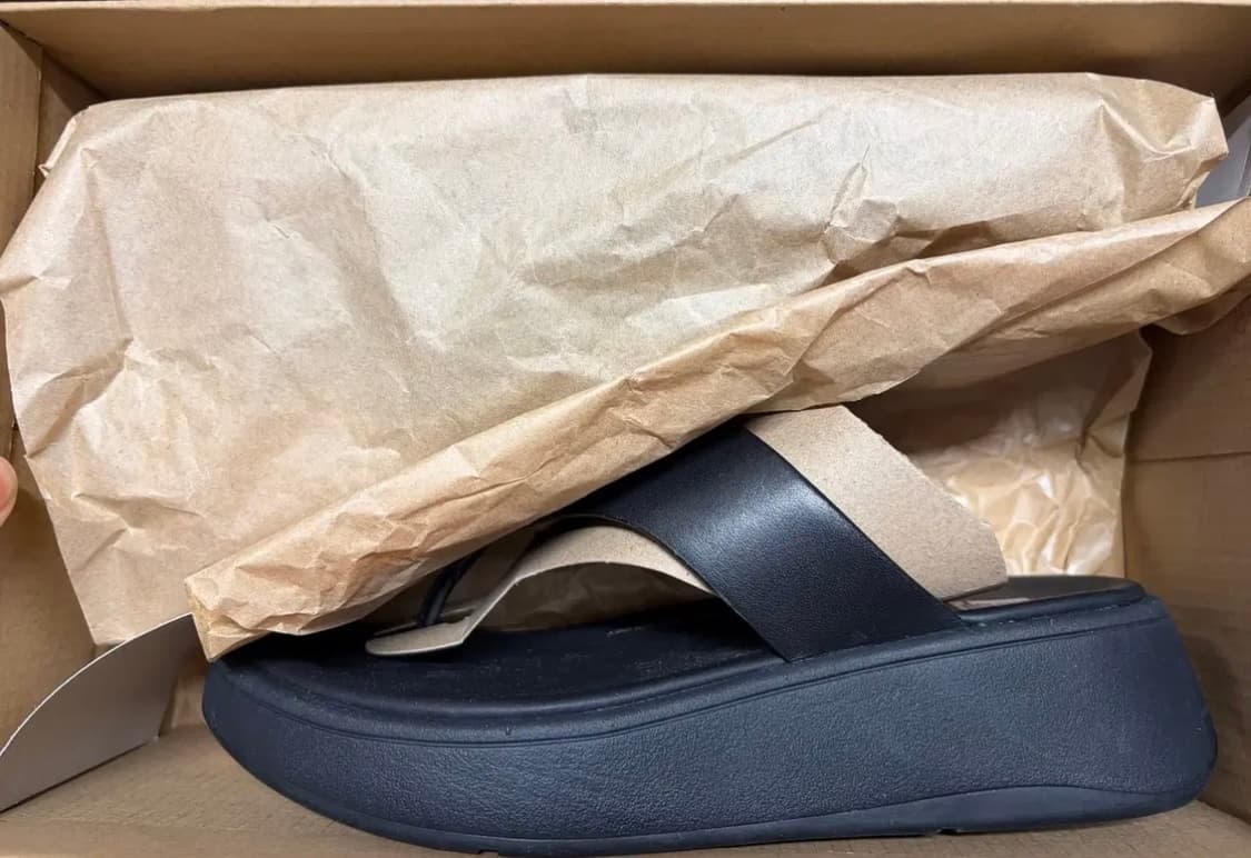 (새상품)핏플랍(Fitflop) 가죽 슬리퍼 상품이미지4