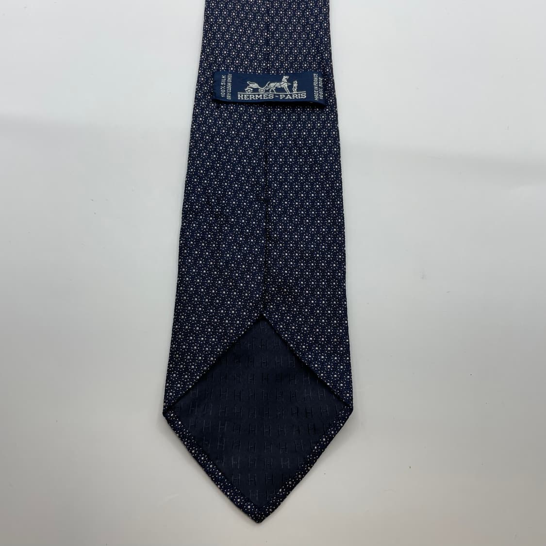 716) 에르메스(HERMES) 패턴 넥타이(미세오염) 상품이미지2