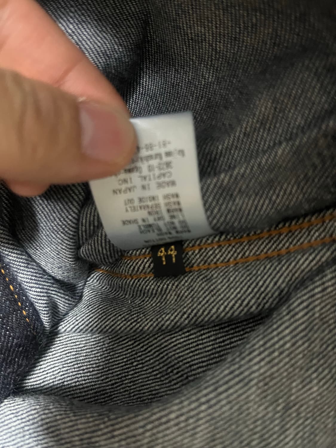 캐피탈 산토도밍고 썬더버드 자켓 인디고 상품이미지3