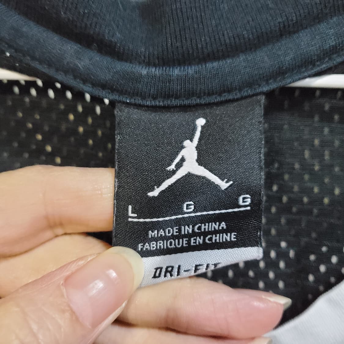 조던 농구 져지 블랙  드라이핏  민소매  상품이미지3