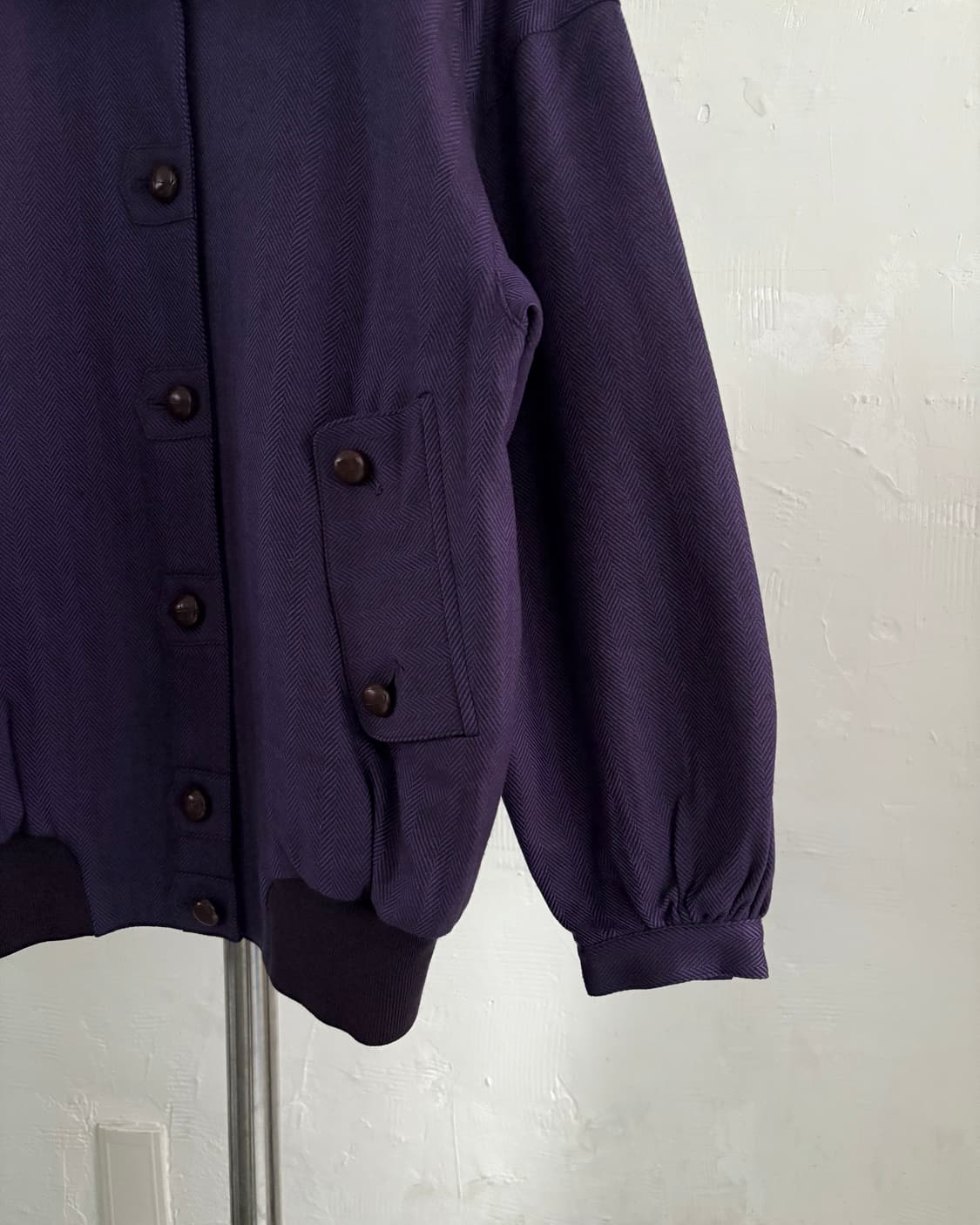 크리스챤 디올 스포츠 90‘s 퍼플 울 헤링턴 자켓 상품이미지4