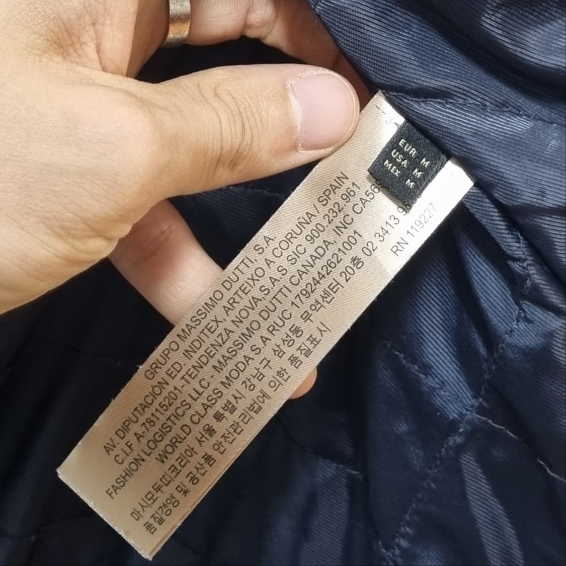 ( M ) 마시모두띠 스웨이드 블랙 자켓 상품이미지5