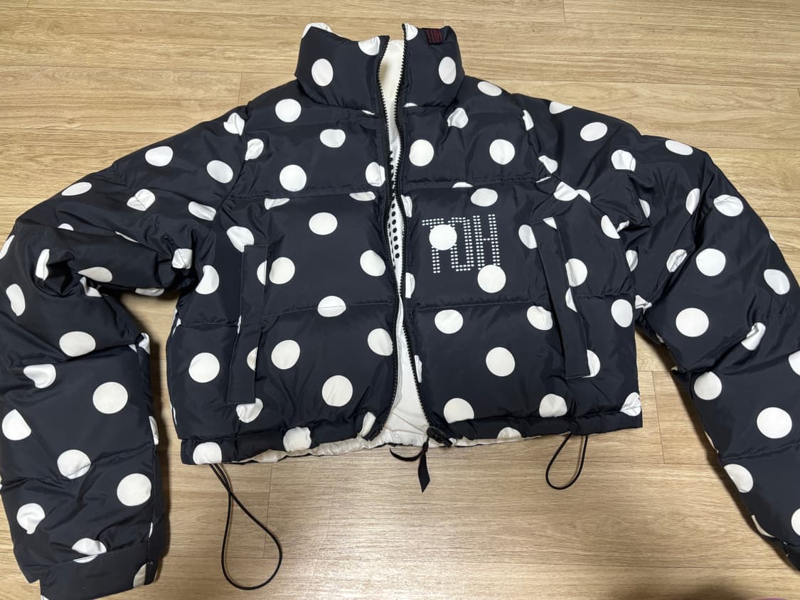 도트 리버시블 패딩 상품이미지2