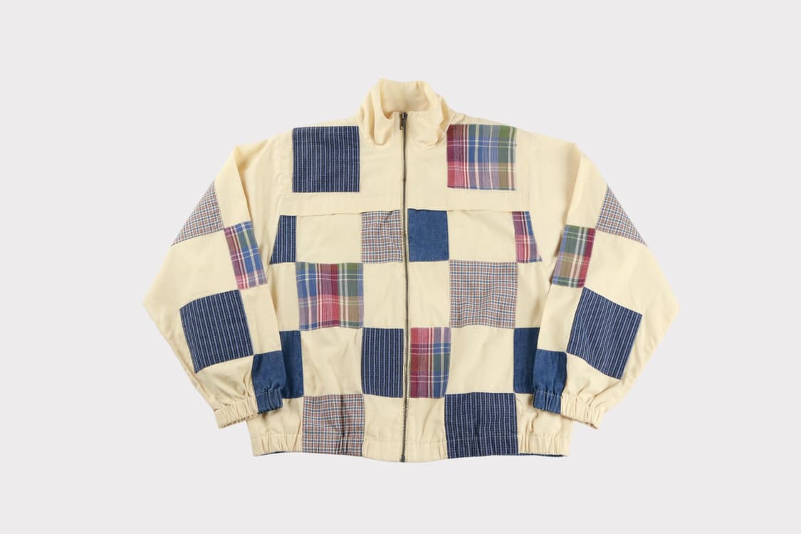 [여성 S] 80's 코렛 시티블루 패치워크 블루종 자켓 상품이미지1